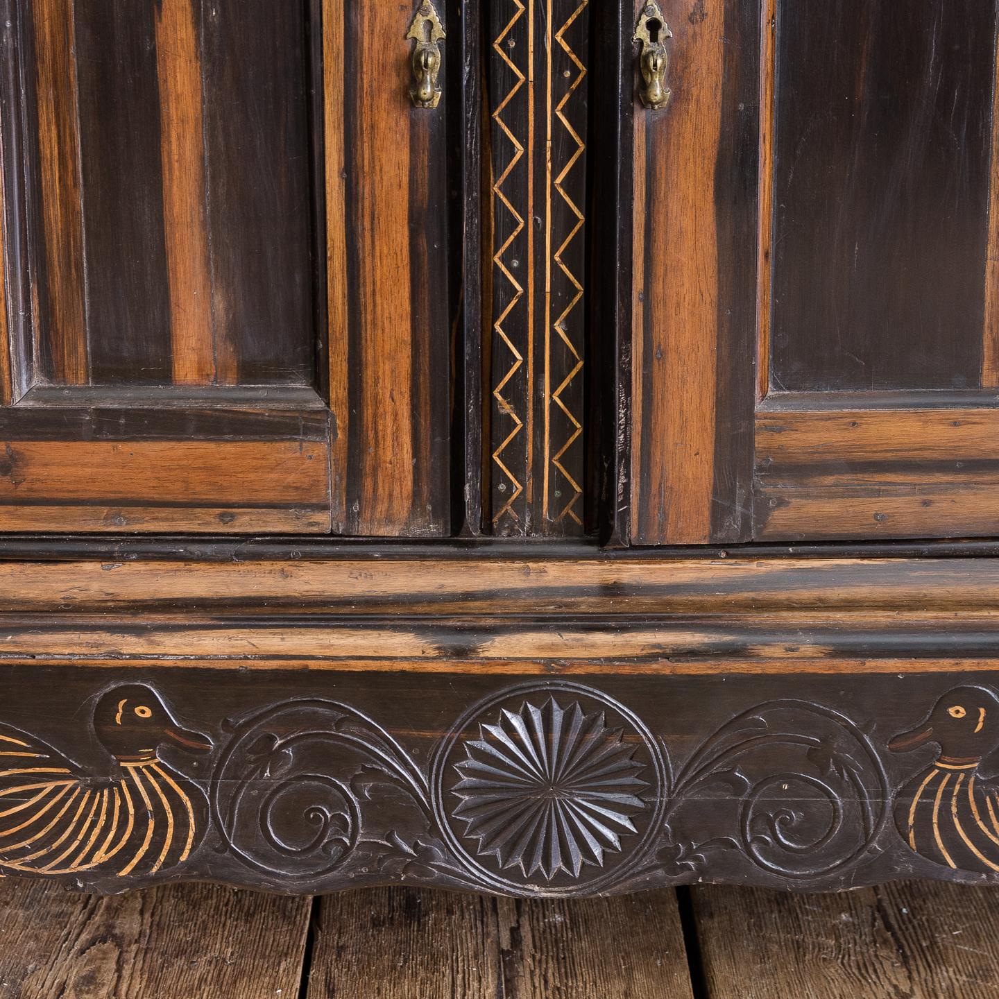 19th Century Ceylonese Calamander Cabinet 7