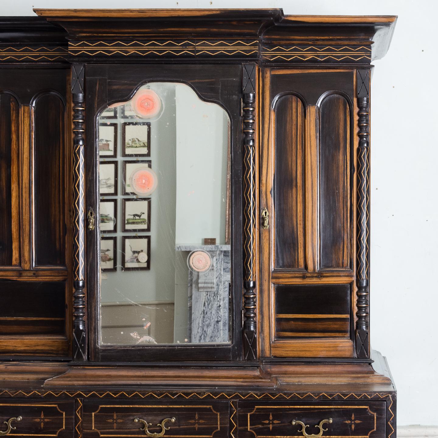 19th Century Ceylonese Calamander Cabinet In Good Condition In London, GB