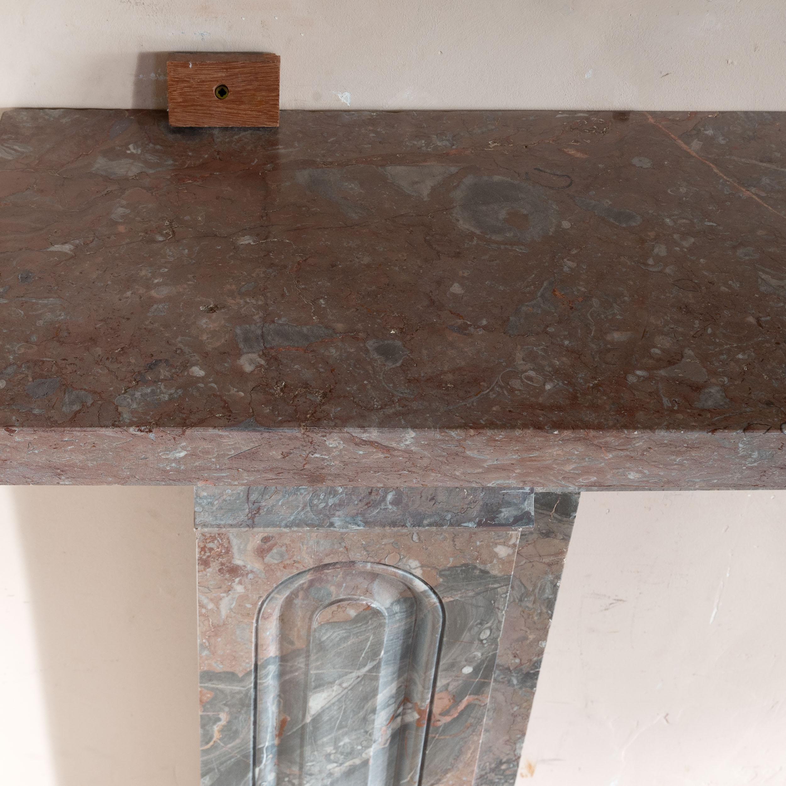 Chimenea de piedra caliza devónica del siglo XIX en venta 9