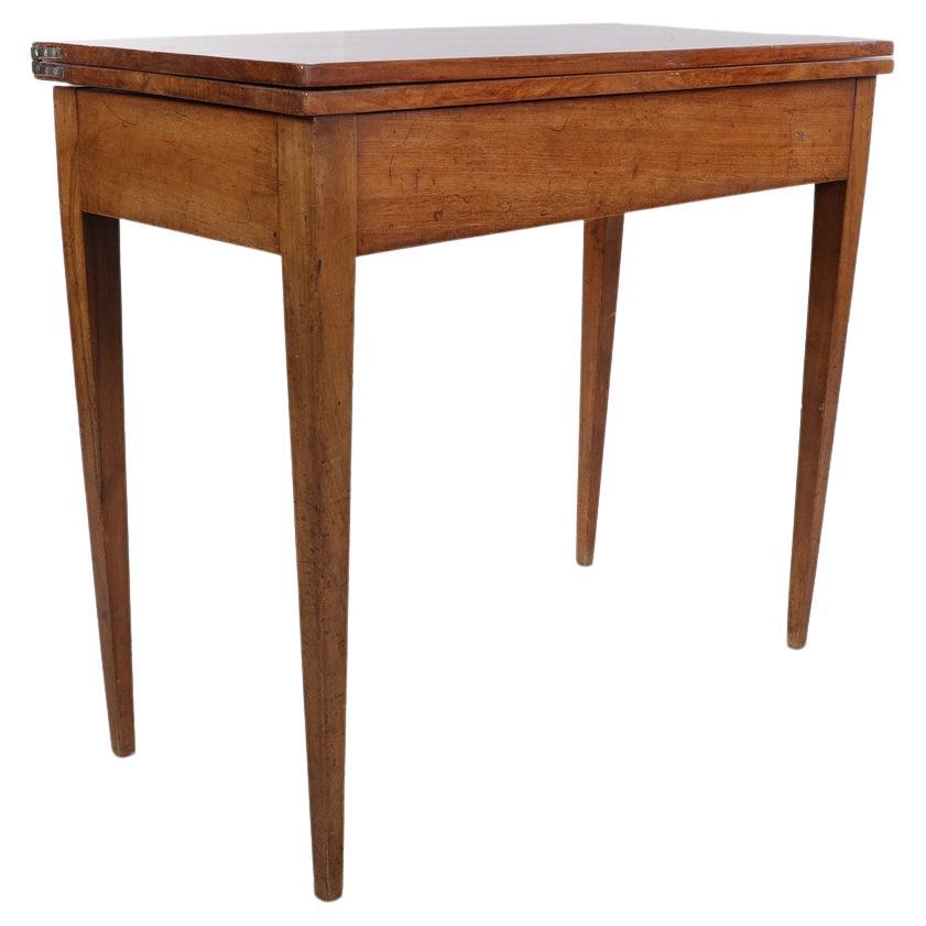 Nineteenth Century Game Table with Backgammon Interior For Sale