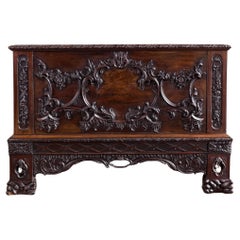 Nineteenth Century Irish Mahogany Chippendale Chest