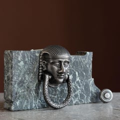 Nineteenth Century Iron Sphinx Door Knocker