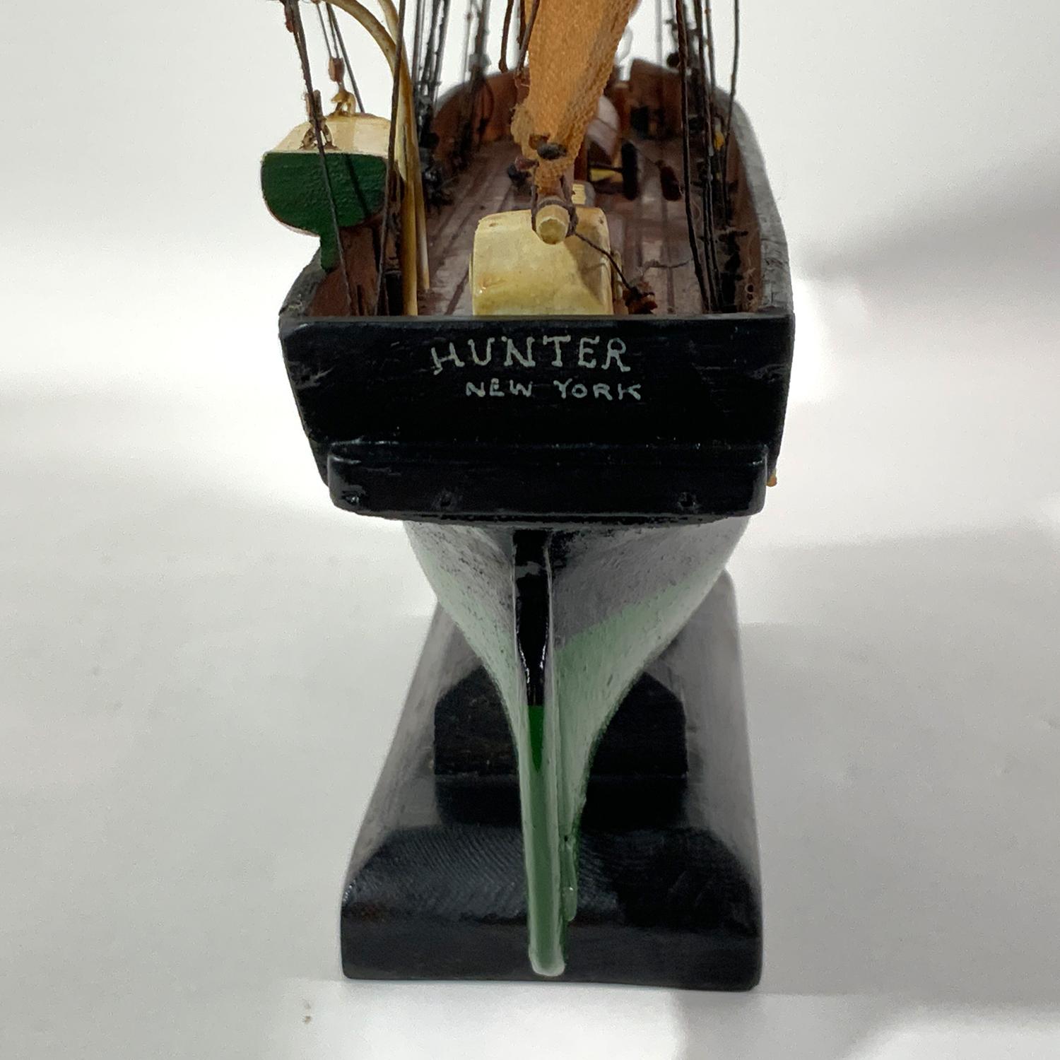 Nineteenth Century Model of Pilot Schooner Hunter 2