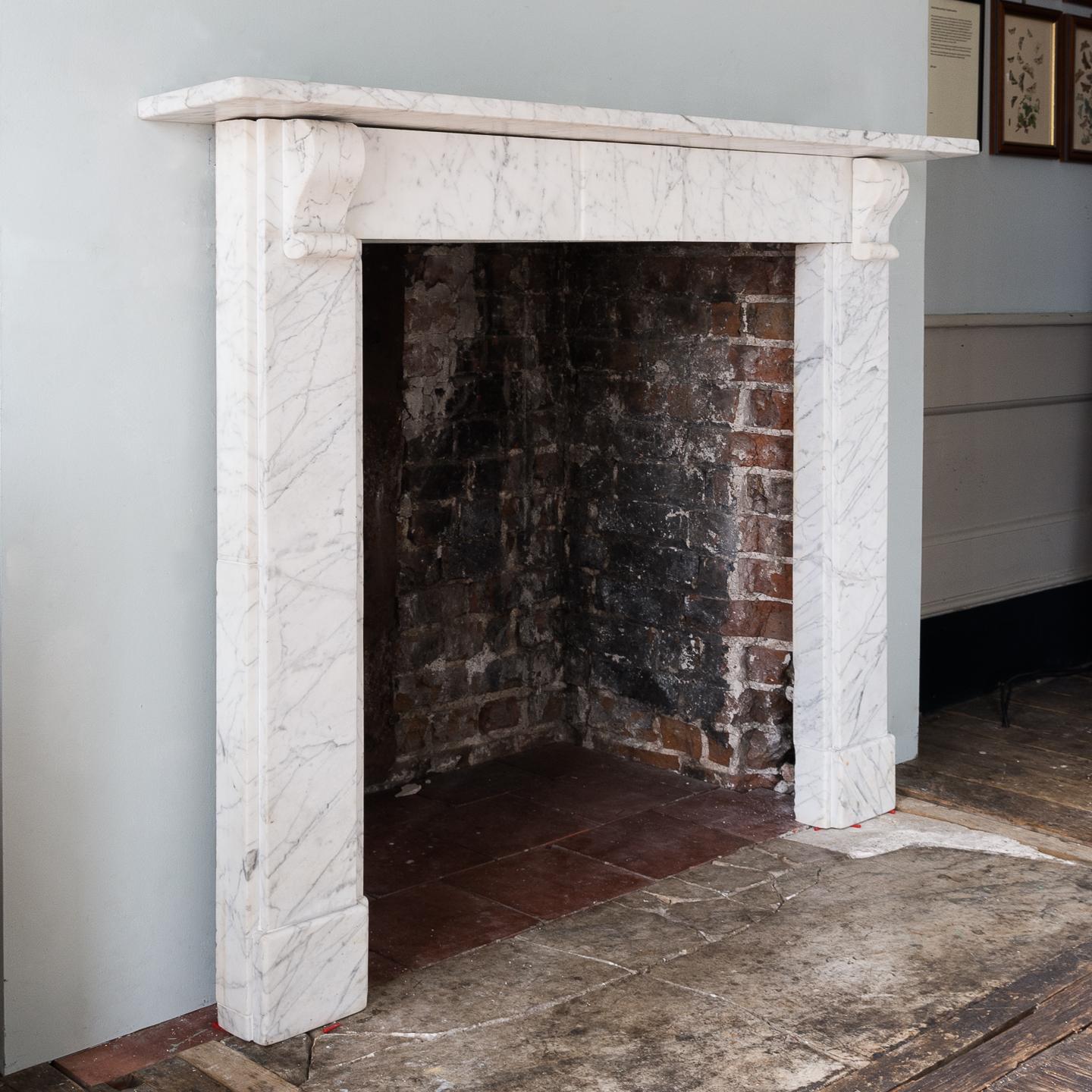 19th Century ‘Old English’ Marble Fireplace 6