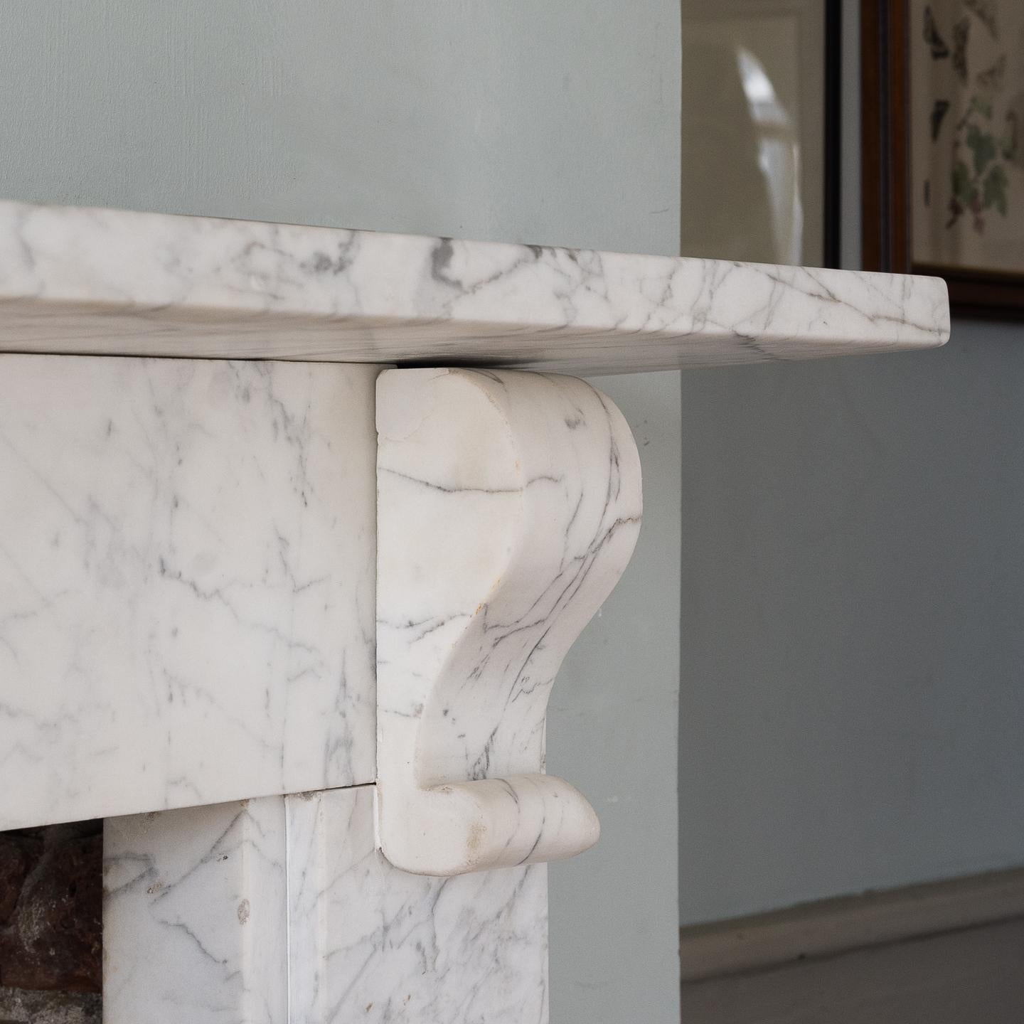 19th Century ‘Old English’ Marble Fireplace 2