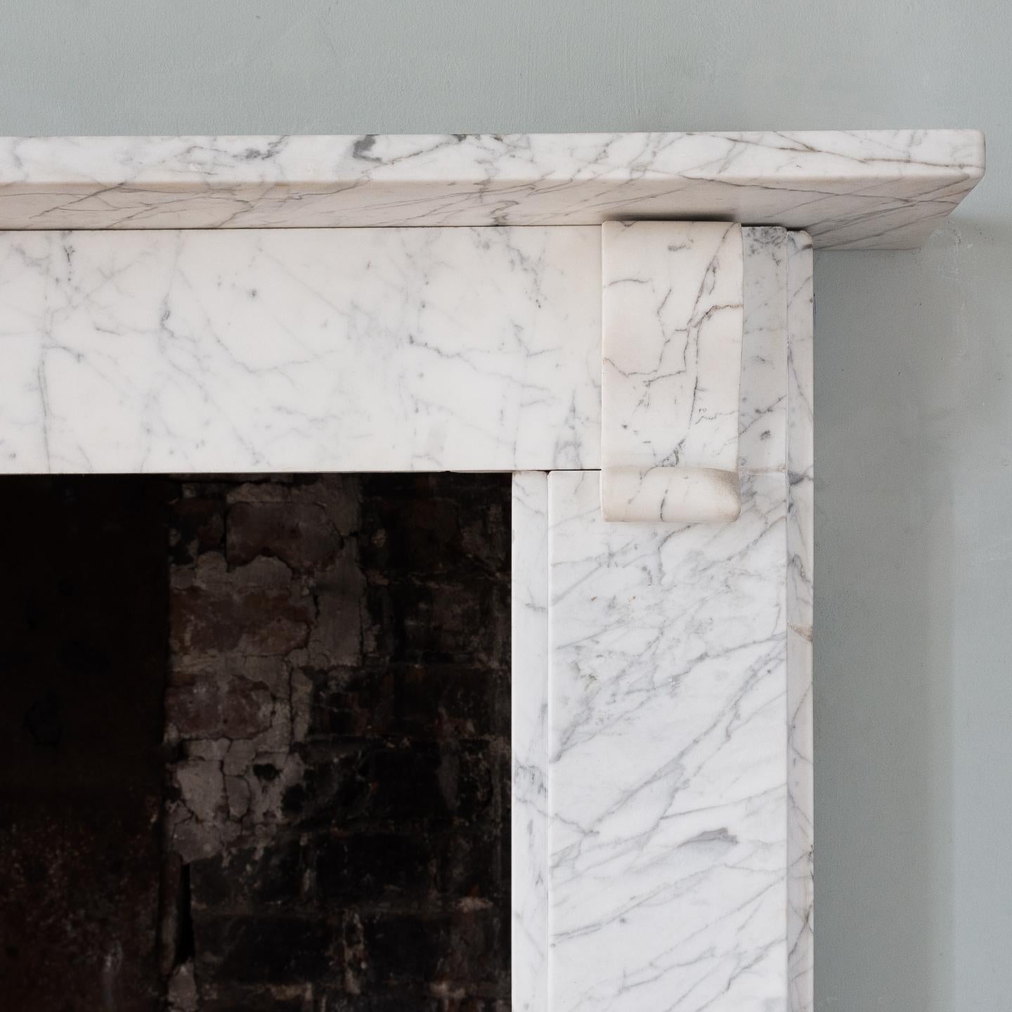 19th Century ‘Old English’ Marble Fireplace 3