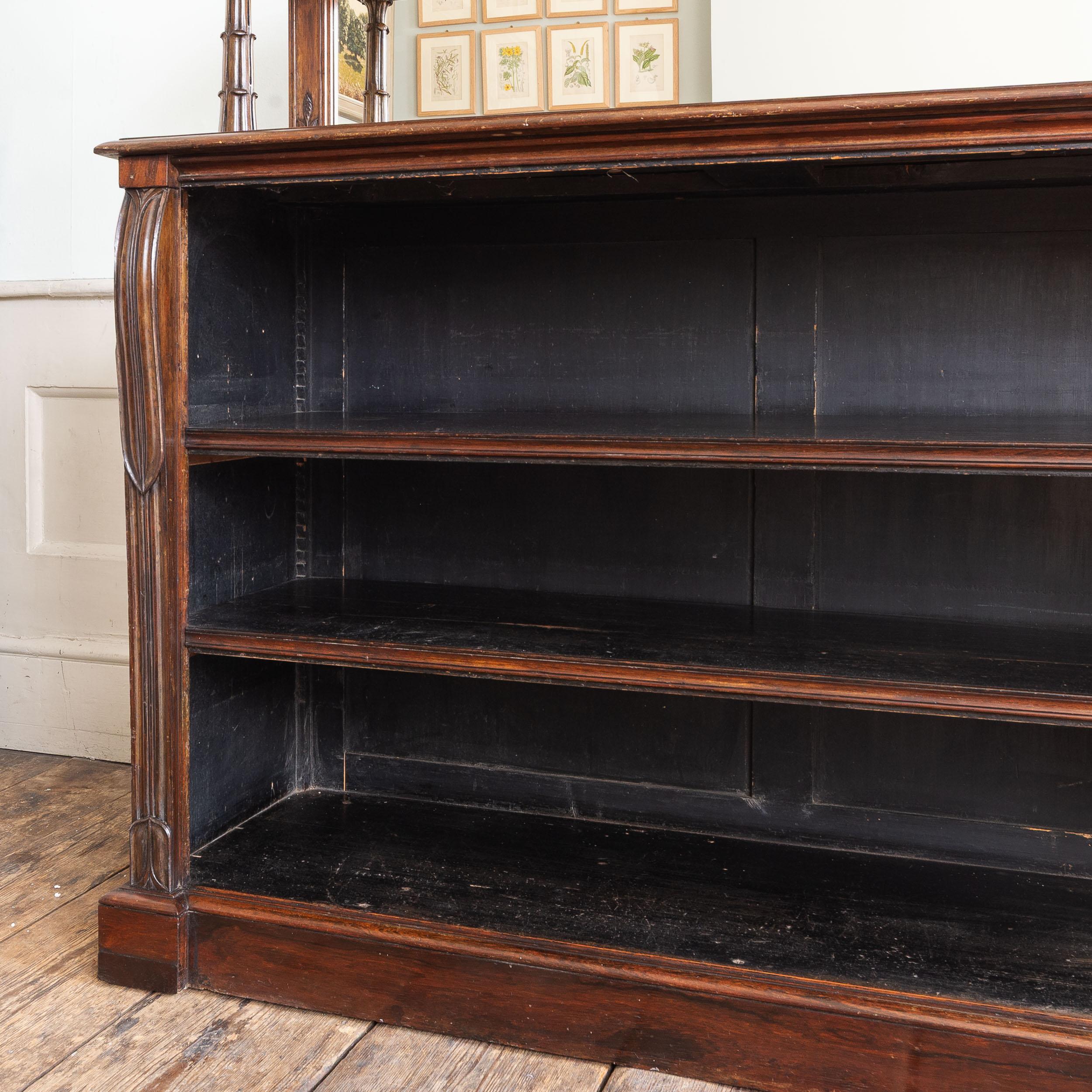 Regency Bibliothèque ouverte du XIXe siècle ex. Domaine de Holkham en vente