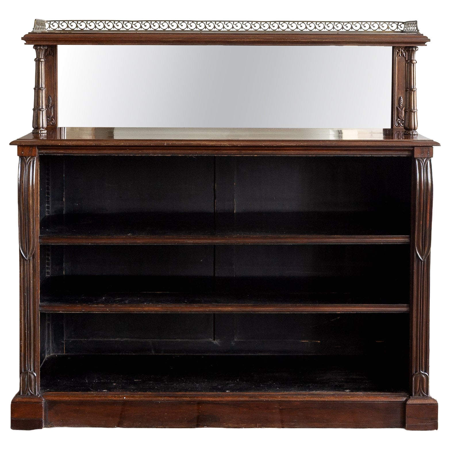 Nineteenth Century Open Bookcase ex. Holkham Estate