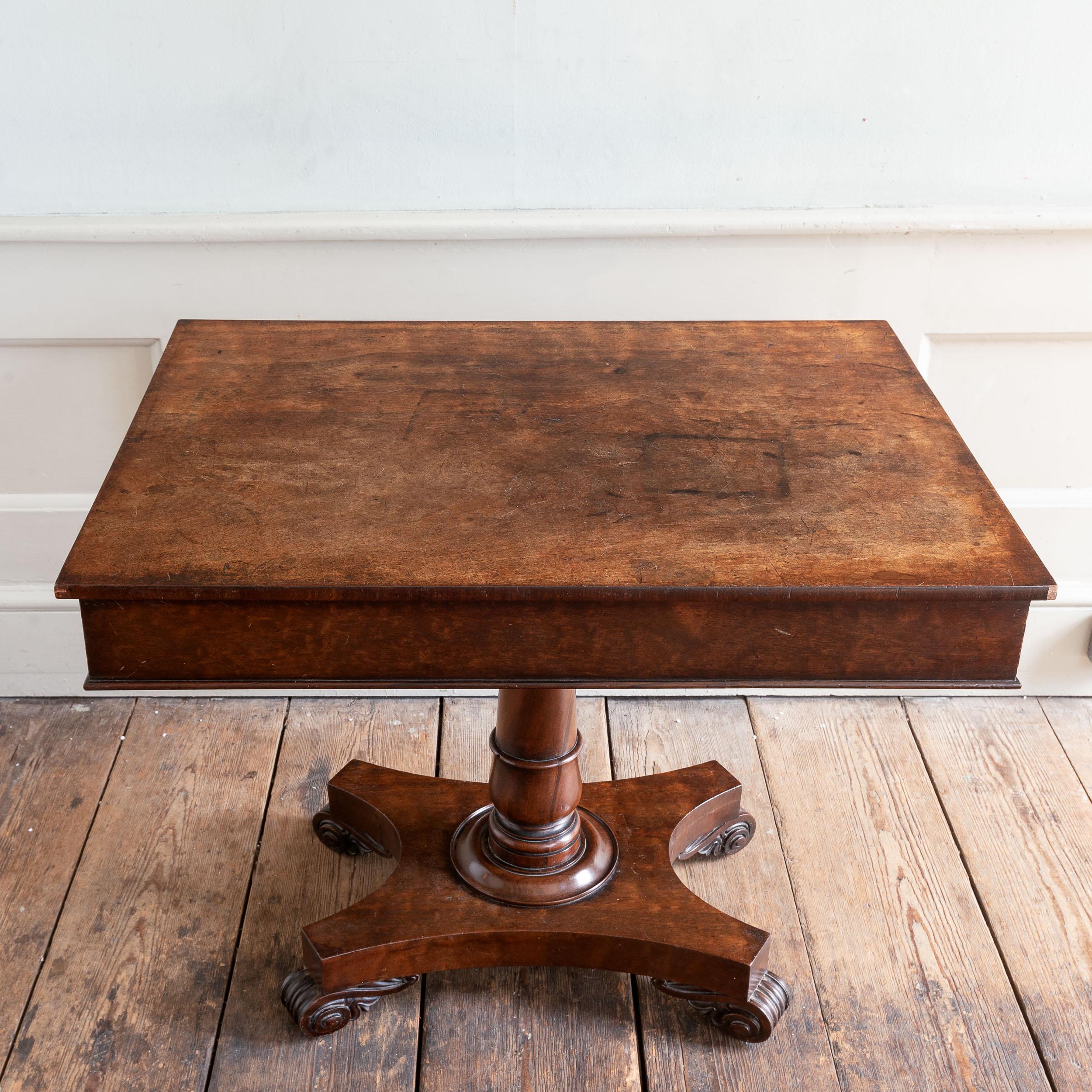 Nineteenth Century Sabicu Library Table For Sale 10