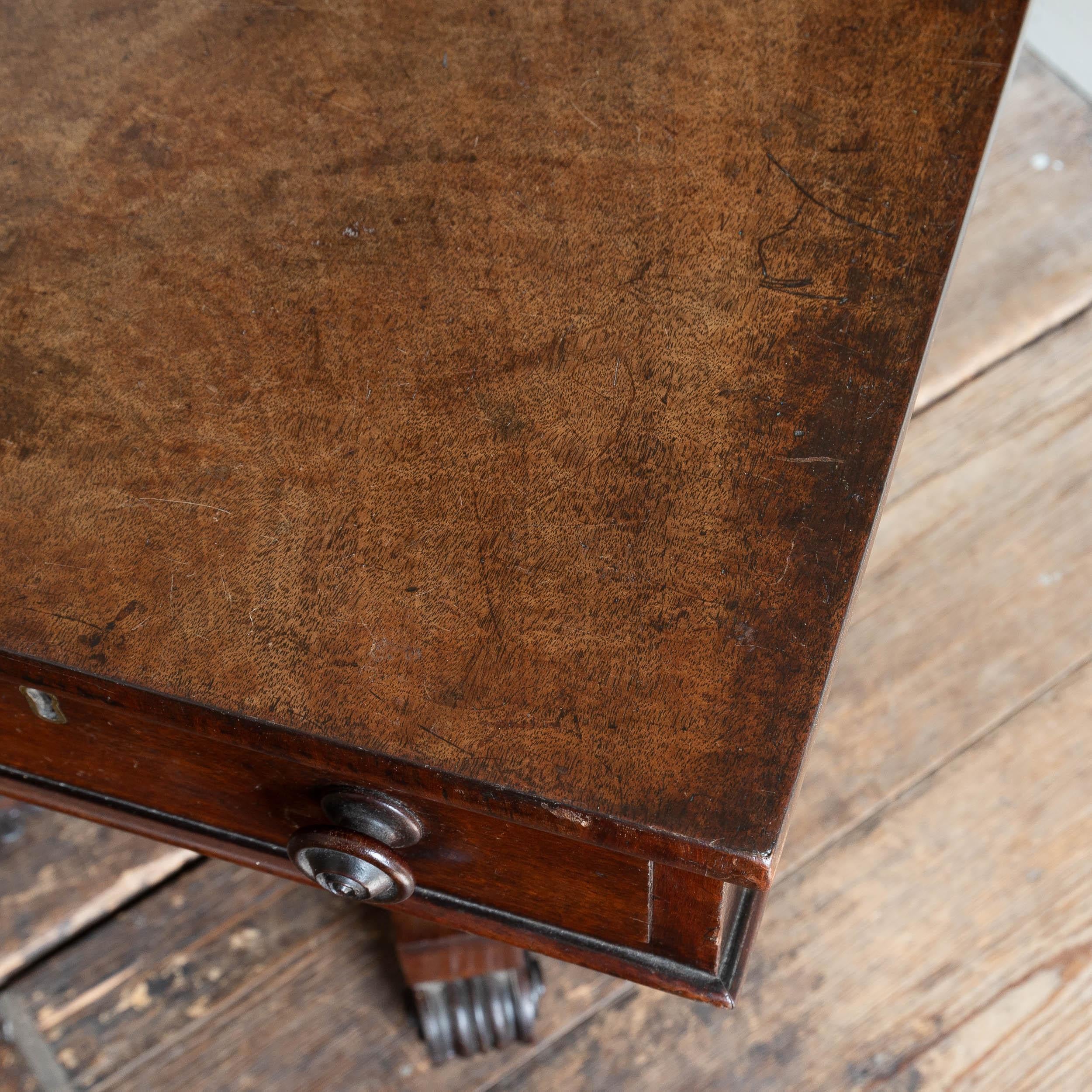 Nineteenth Century Sabicu Library Table For Sale 11