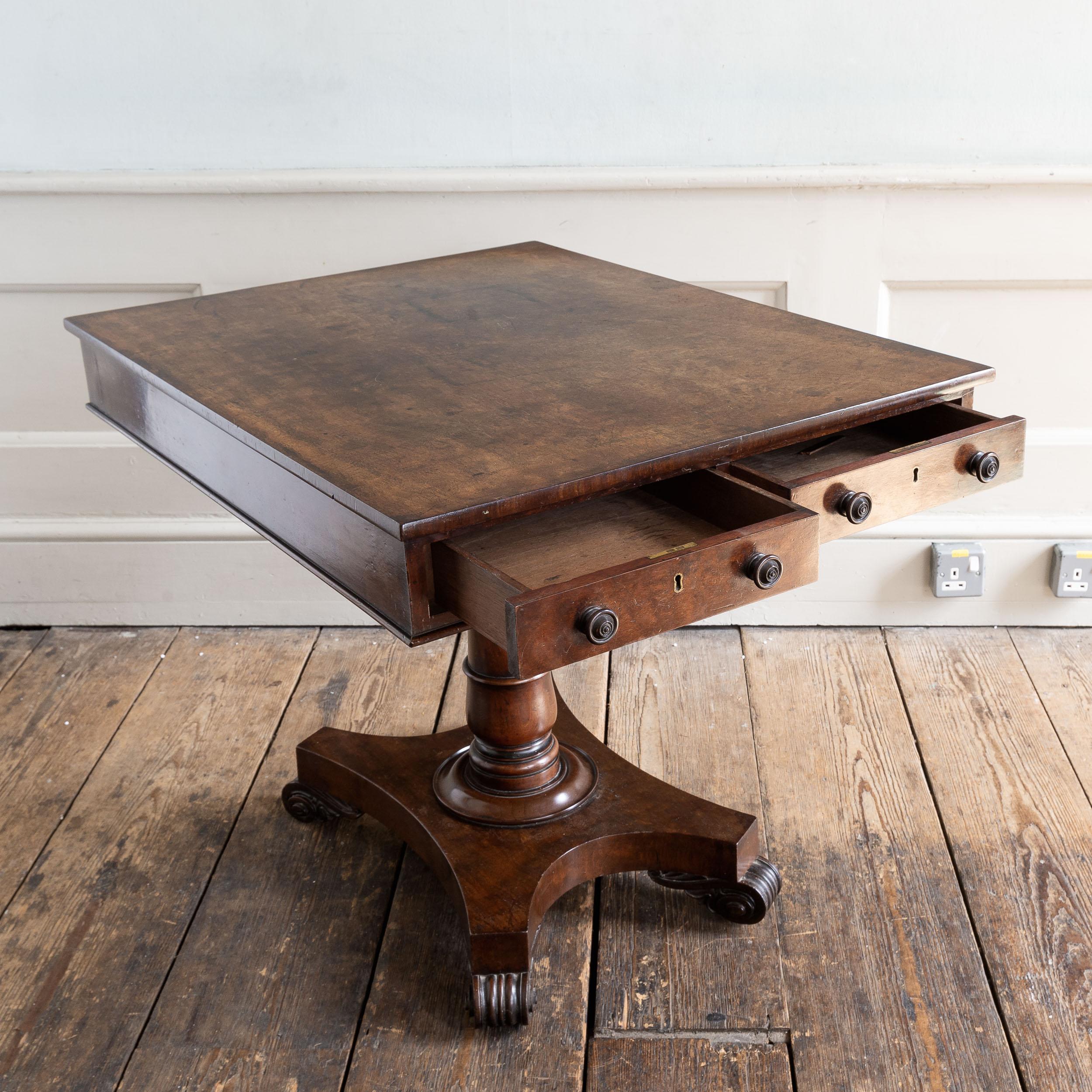 Nineteenth Century Sabicu Library Table For Sale 13