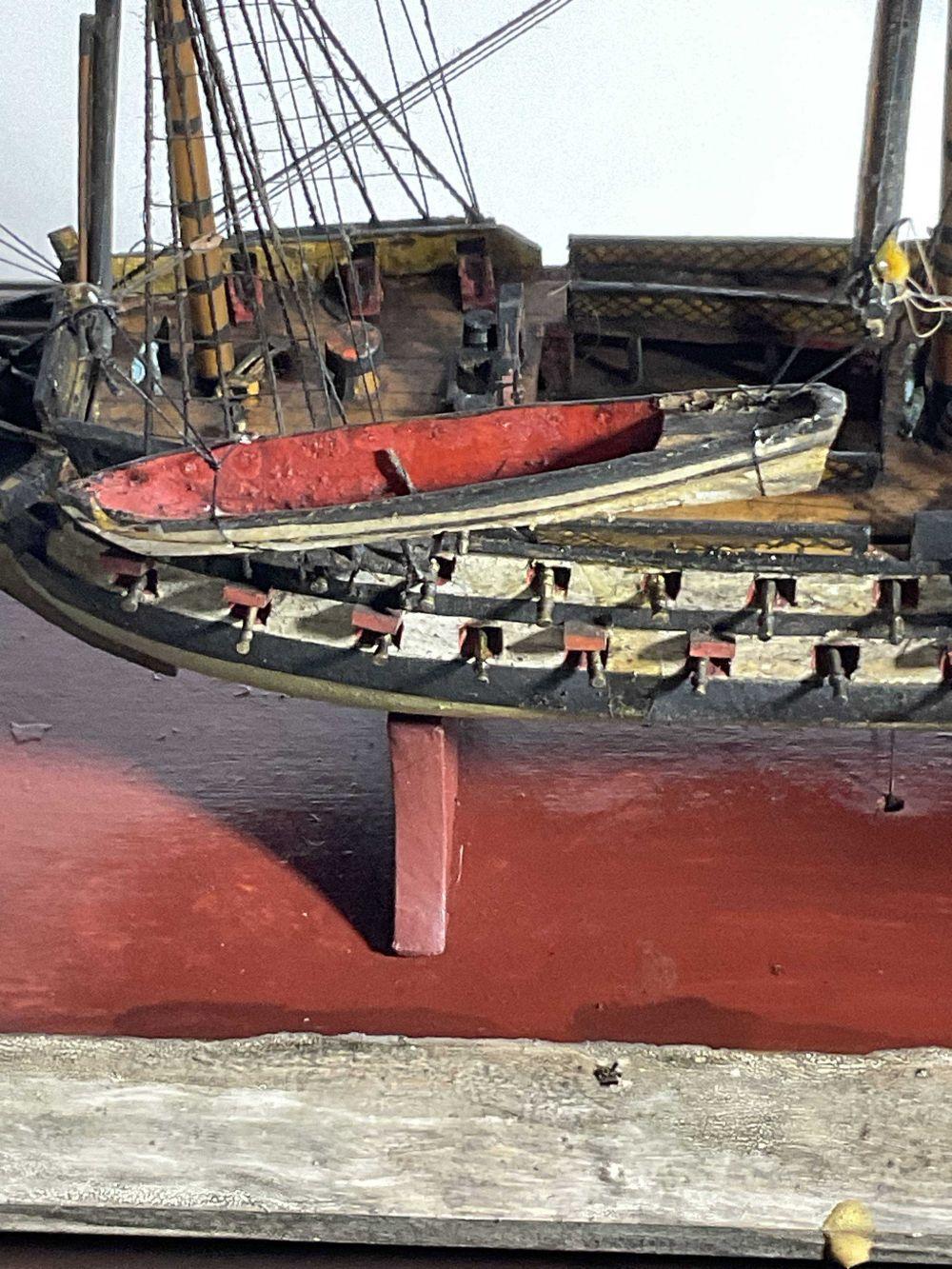 Modèle de bateau du XIXe siècle en vente 4