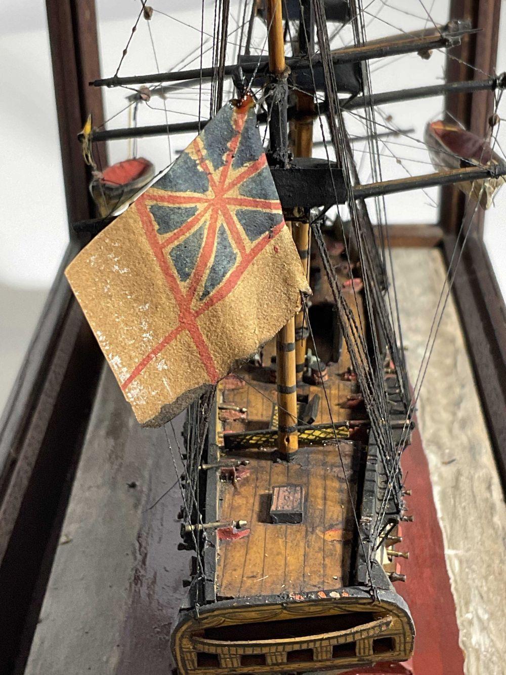 Milieu du XXe siècle Modèle de bateau du XIXe siècle en vente