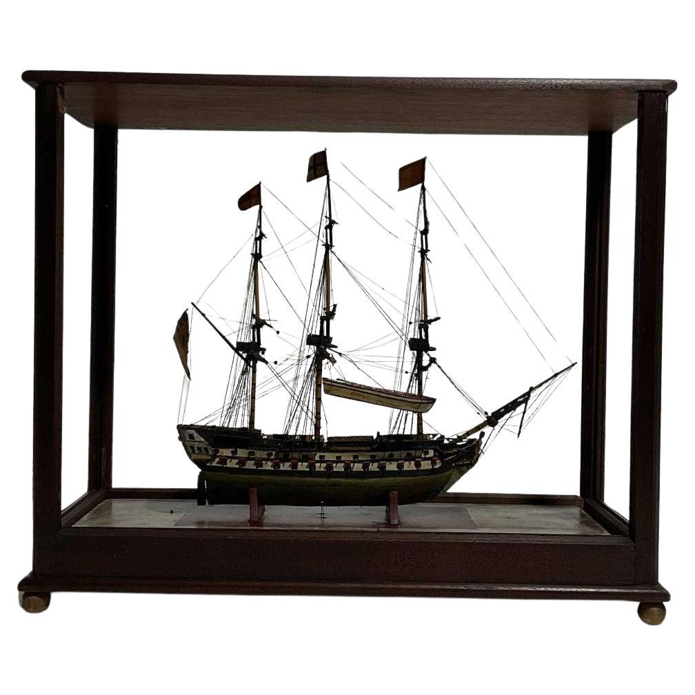 Nineteenth Century Ship Model of a Frigate