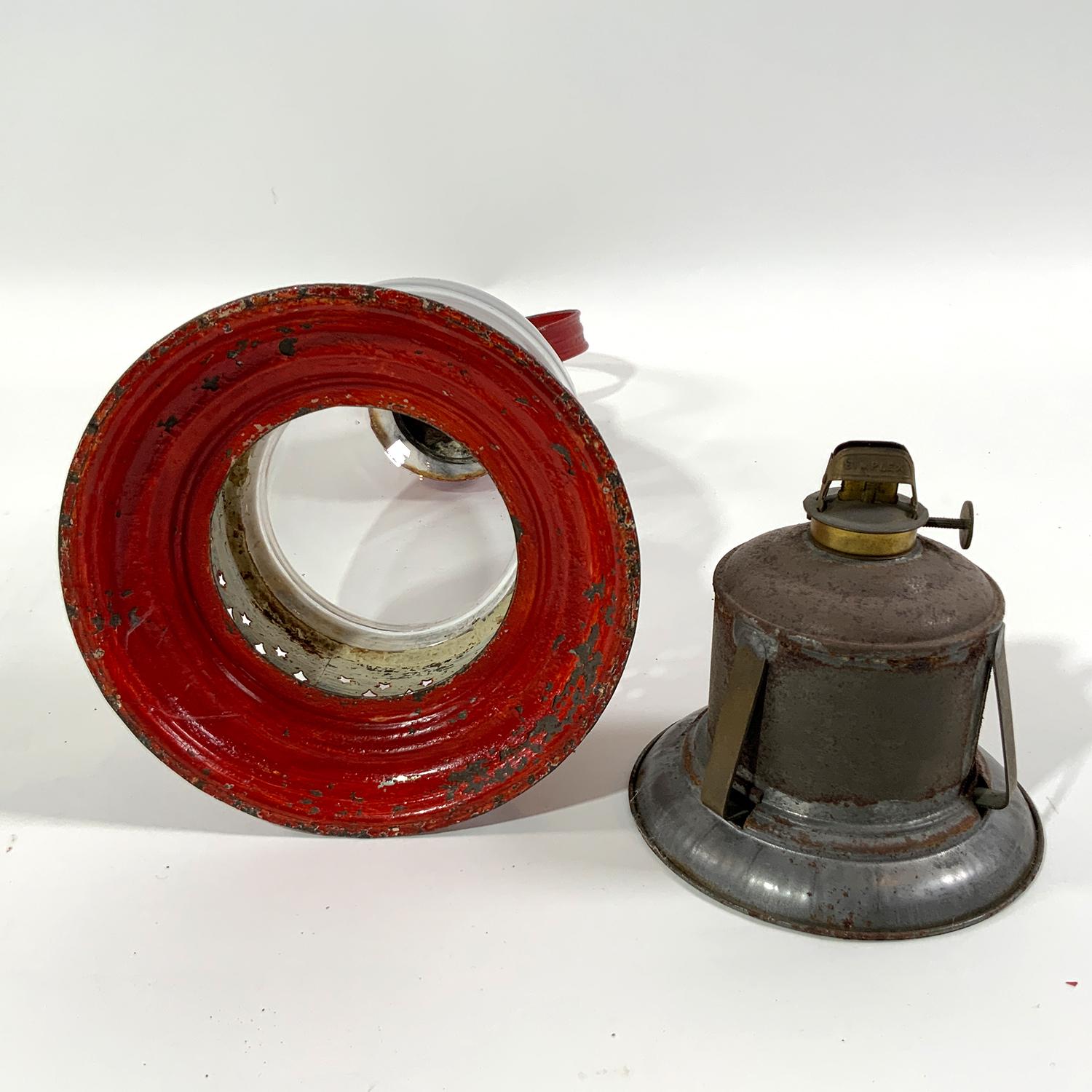Métal Lampe de pont de navire du XIXe siècle en vente