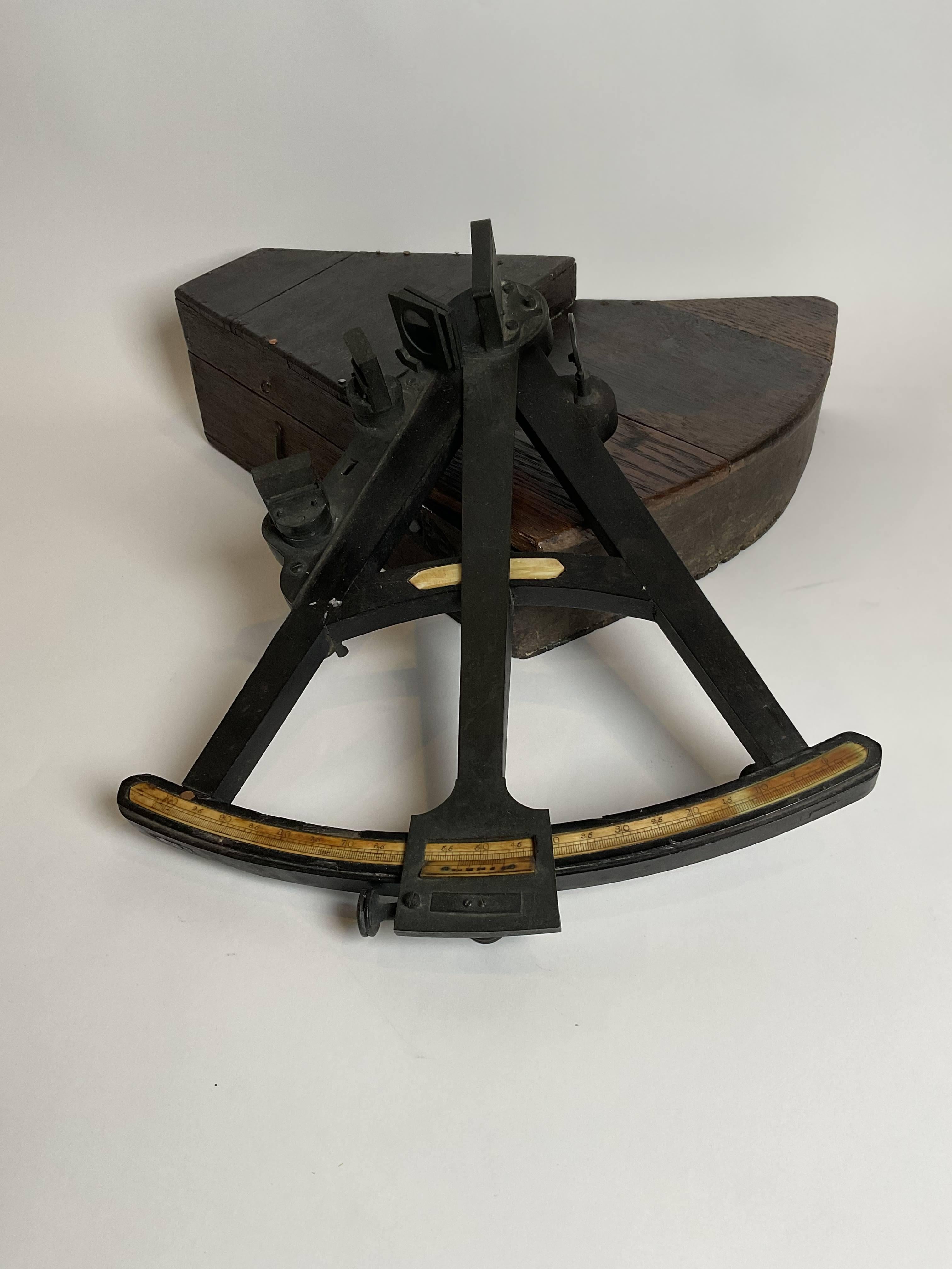 Octant de navire du XIXe siècle en vente 1