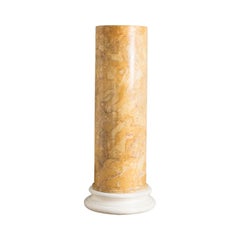 19th Century Sienna Scagliola Pedestal Column