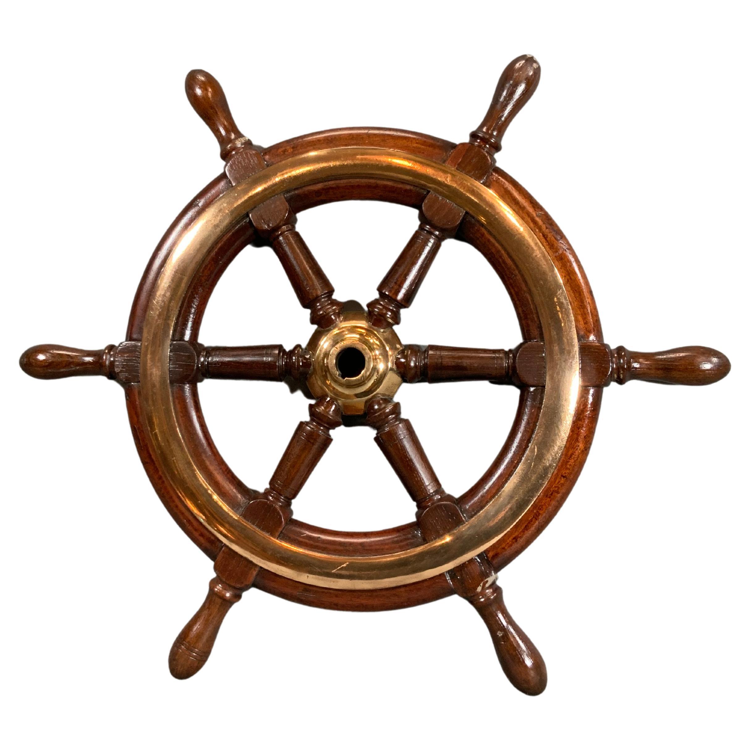 Nineteenth Century Small Ship's Wheel For Sale