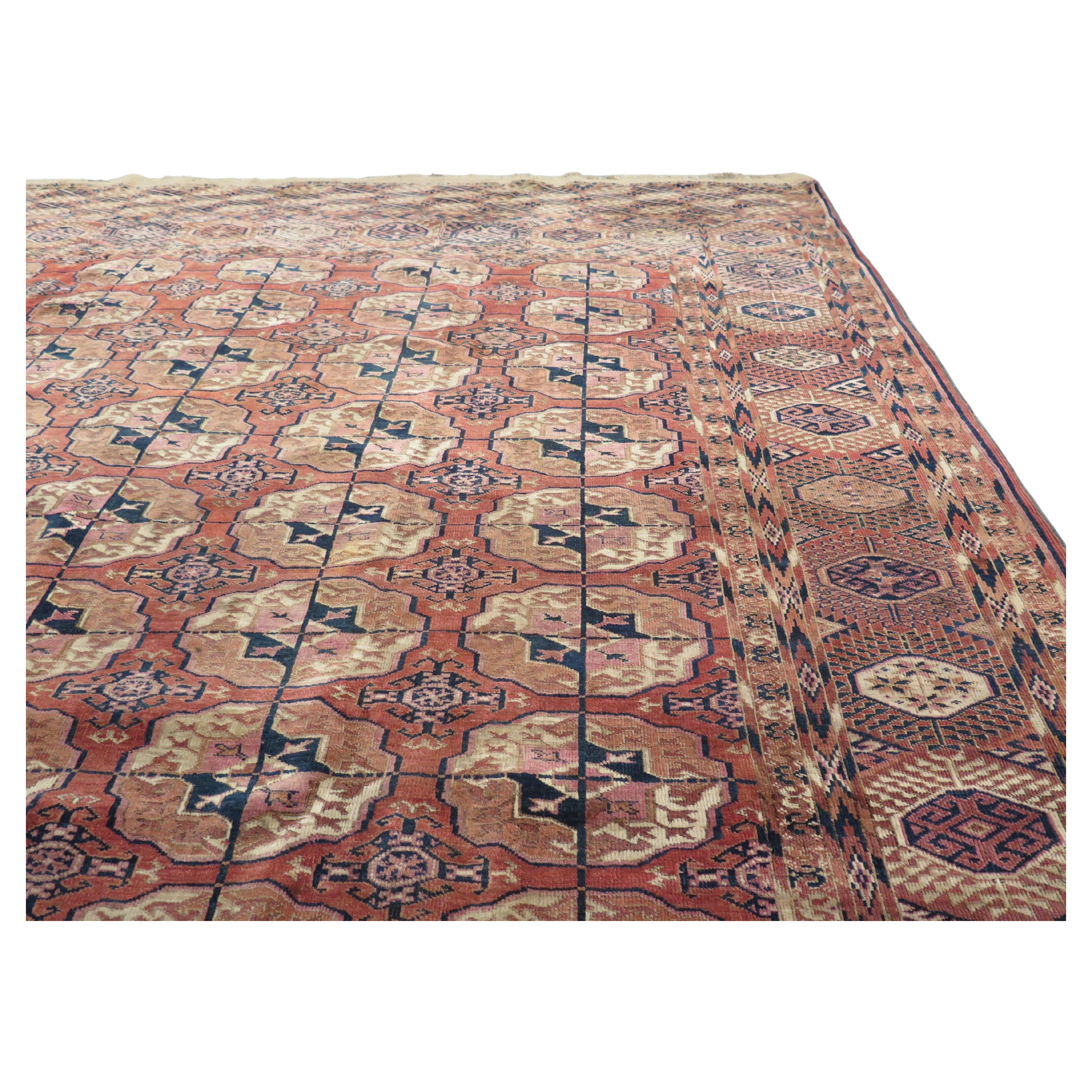 Nineteenth Century Tekke Main Carpet For Sale