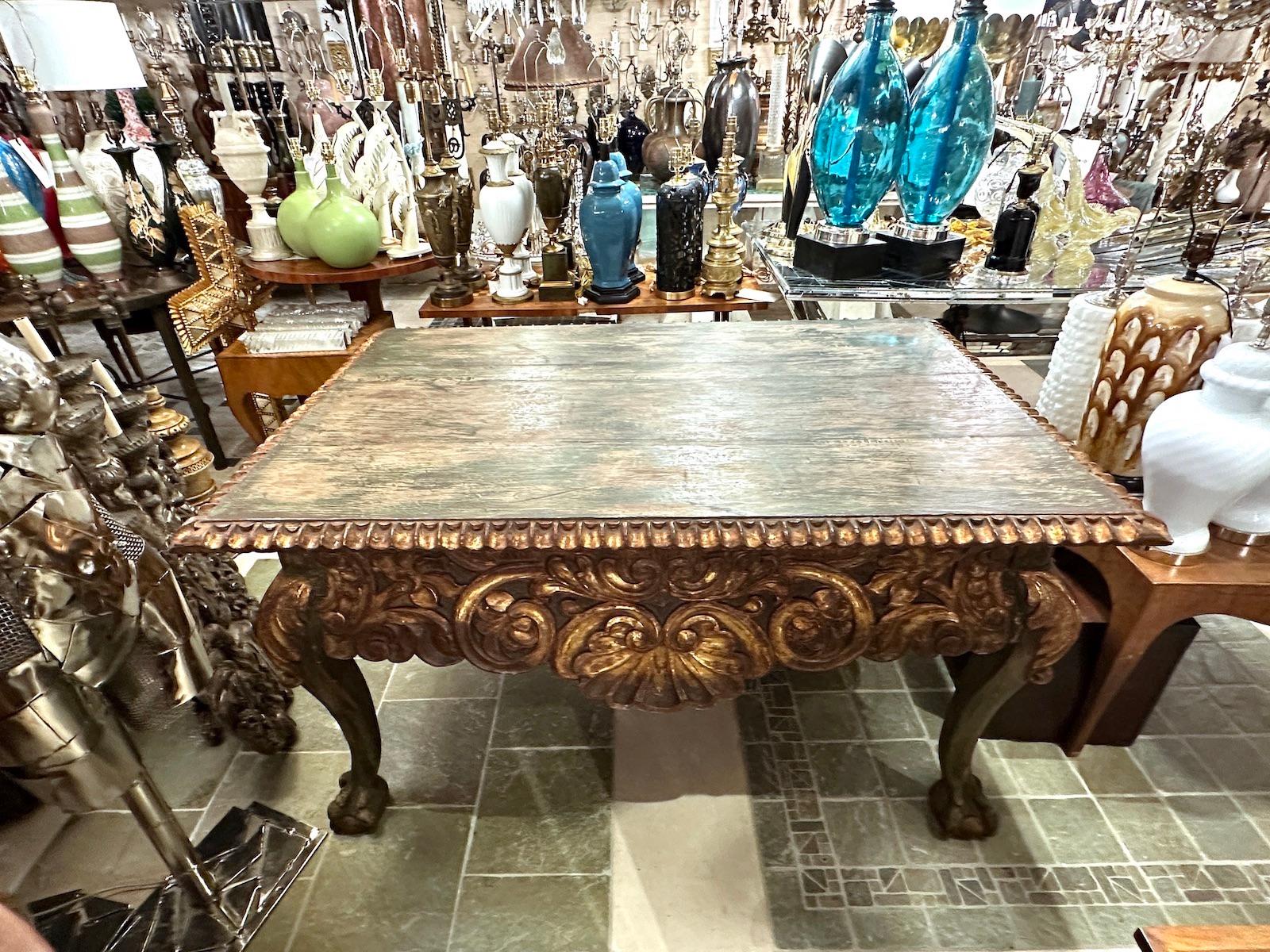 Nineteenth Century Venetian Table In Good Condition For Sale In New York, NY