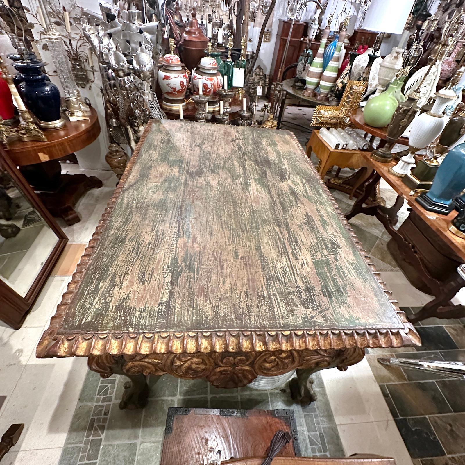 Wood Nineteenth Century Venetian Table For Sale