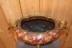 Nineteenth Cloisonne Email Planter