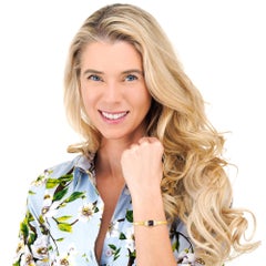 Nineties Amethyst and Diamond Bracelet