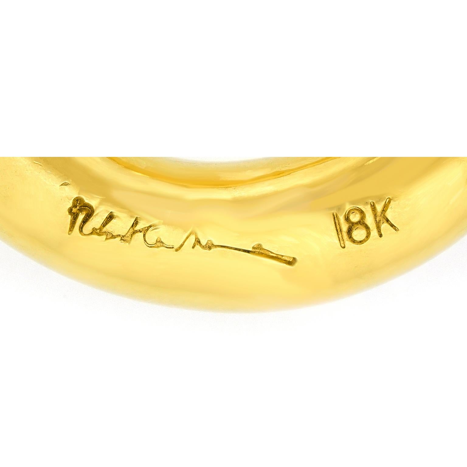 da uomo o donna Bracciale in oro e corallo Robert Lee Morris degli anni '90 in vendita