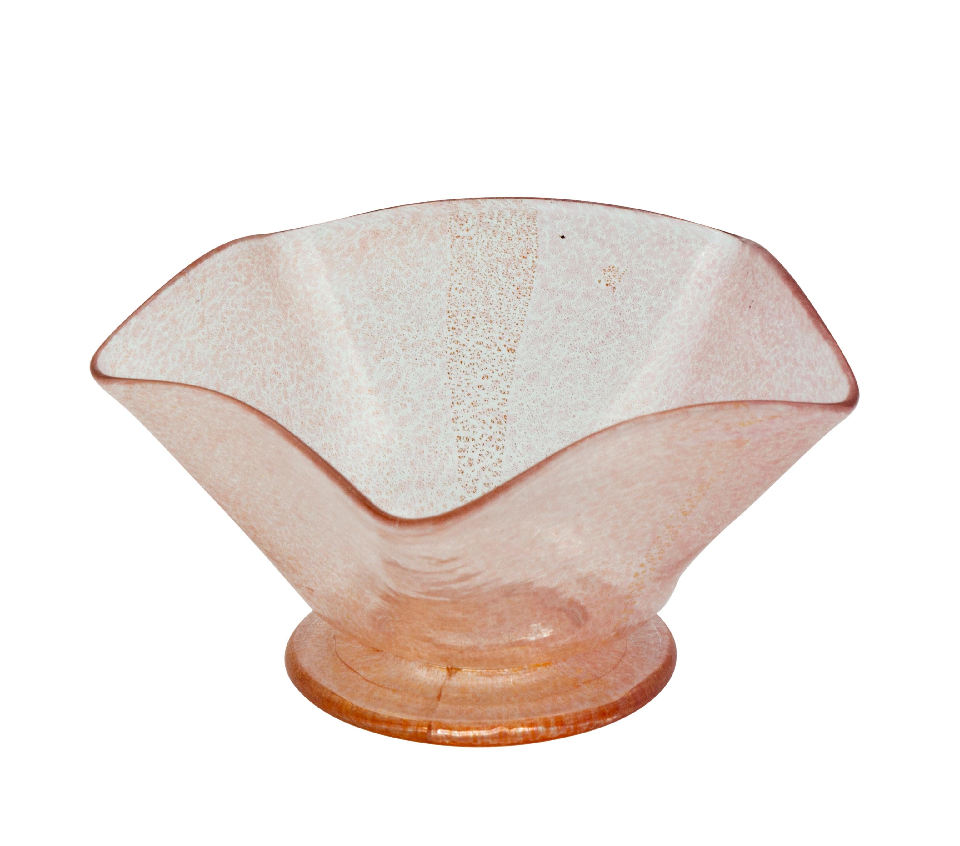 Ninety Two Pieces of Pink Venetian Glass For Sale 4
