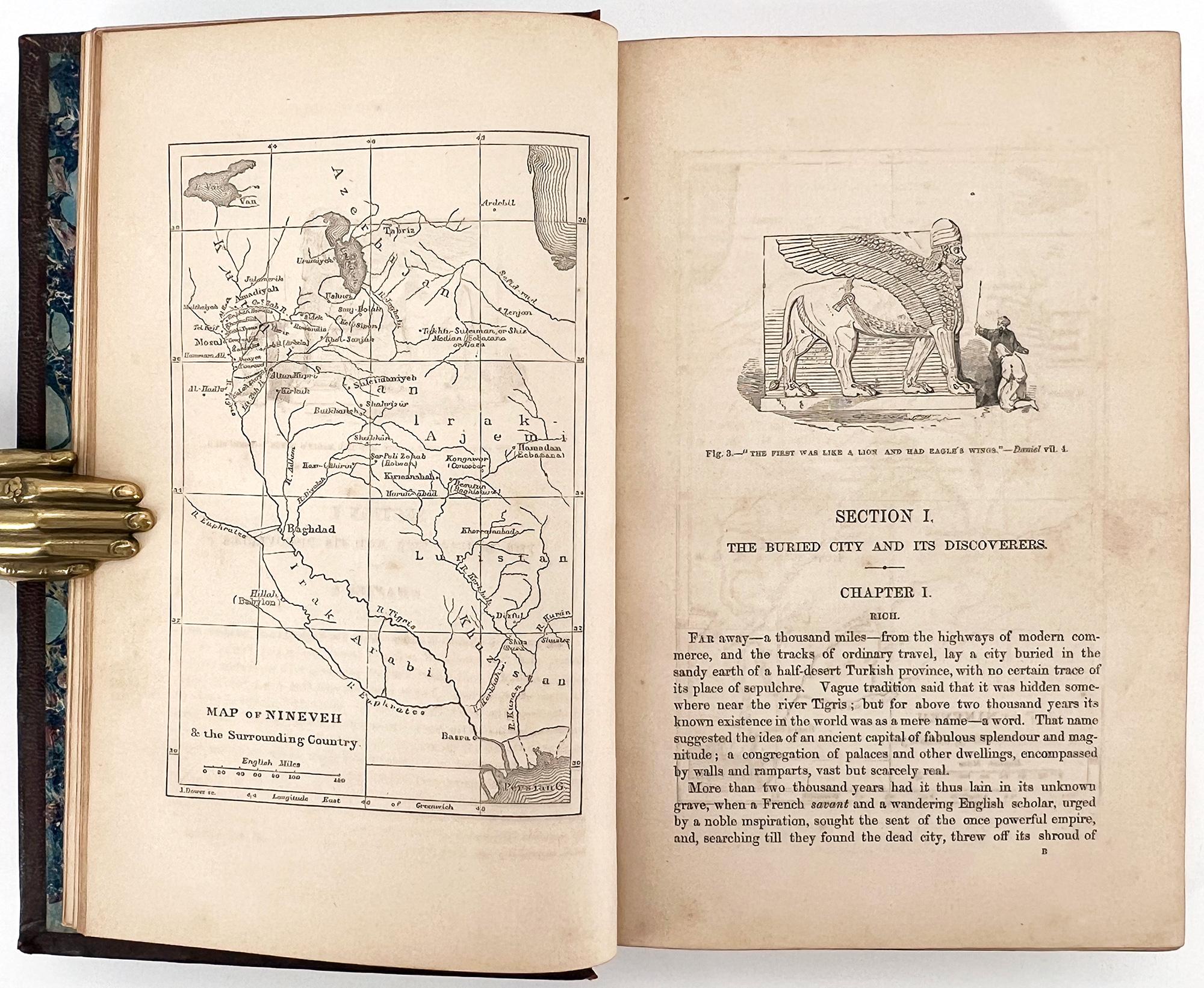 English Nineveh and Its Palaces by Joseph Bonomi - ILLUSTRATED, beautiful binding For Sale