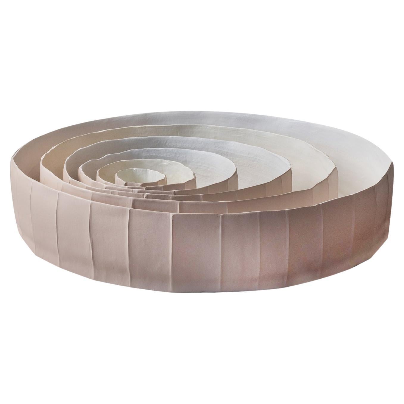 Ninfea Low Set Corteccia C12/Rosa antico Centerpiece
