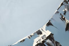 Ning Guoqiang Contemporary Original Oil Painting "Snow Mountain 1"