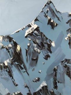 Ning Guoqiang Contemporary Original Oil Painting "Snow Mountain 1"
