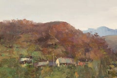 Ning Guoqiang Paesaggio originale Olio su tela "Sentiero sulle montagne"