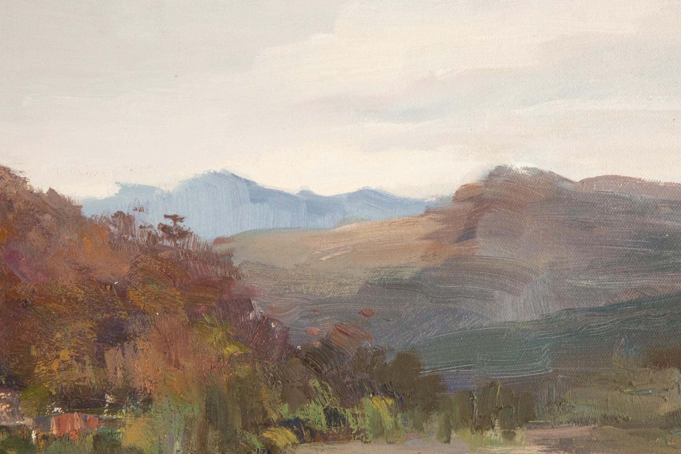 Ning Guoqiang Landscape Original Oil On Canvas 