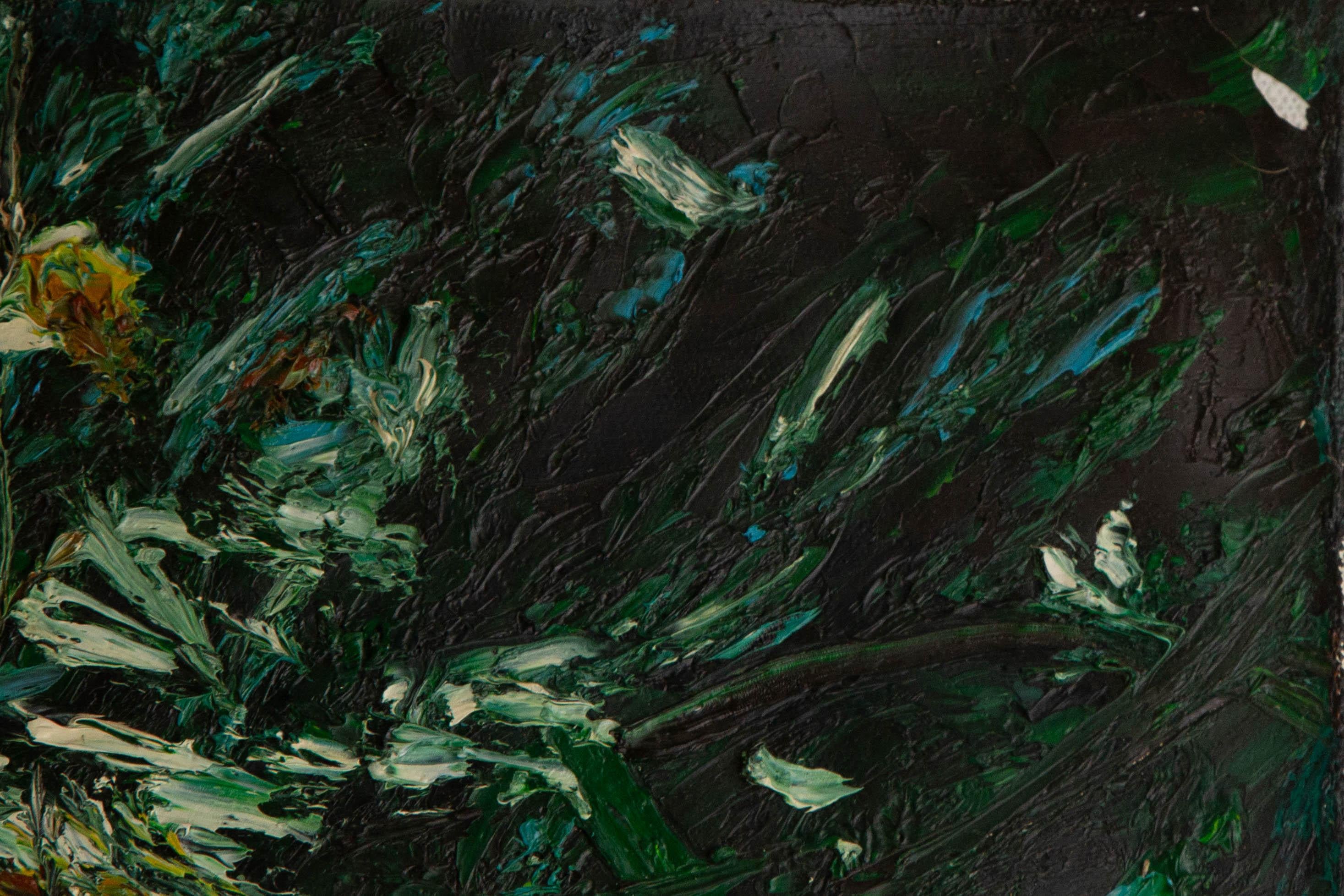 Ning Yu Landscape Original Oil On Canvas 