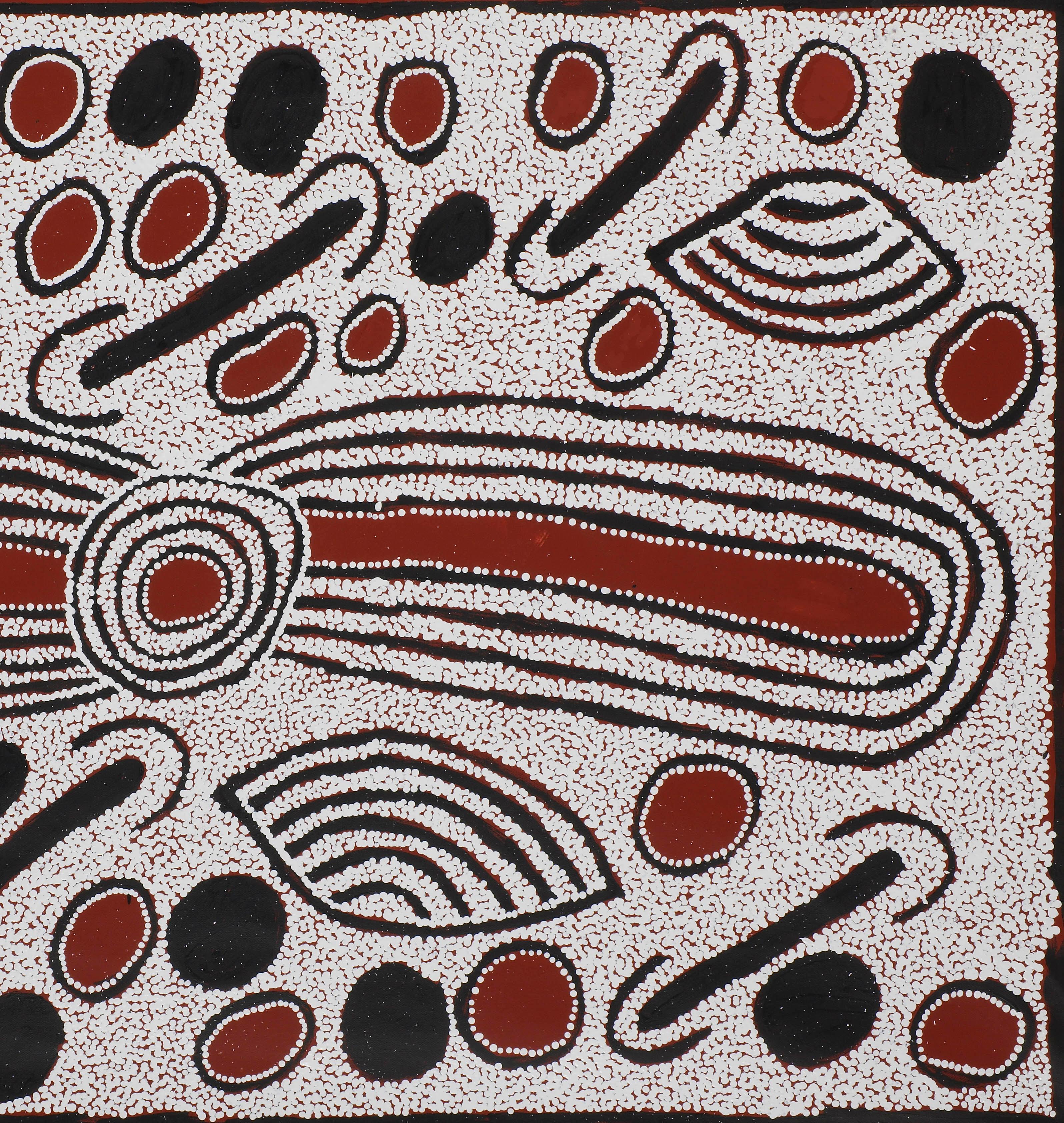 Aboriginal Painting by Ningura Napurrula For Sale 2