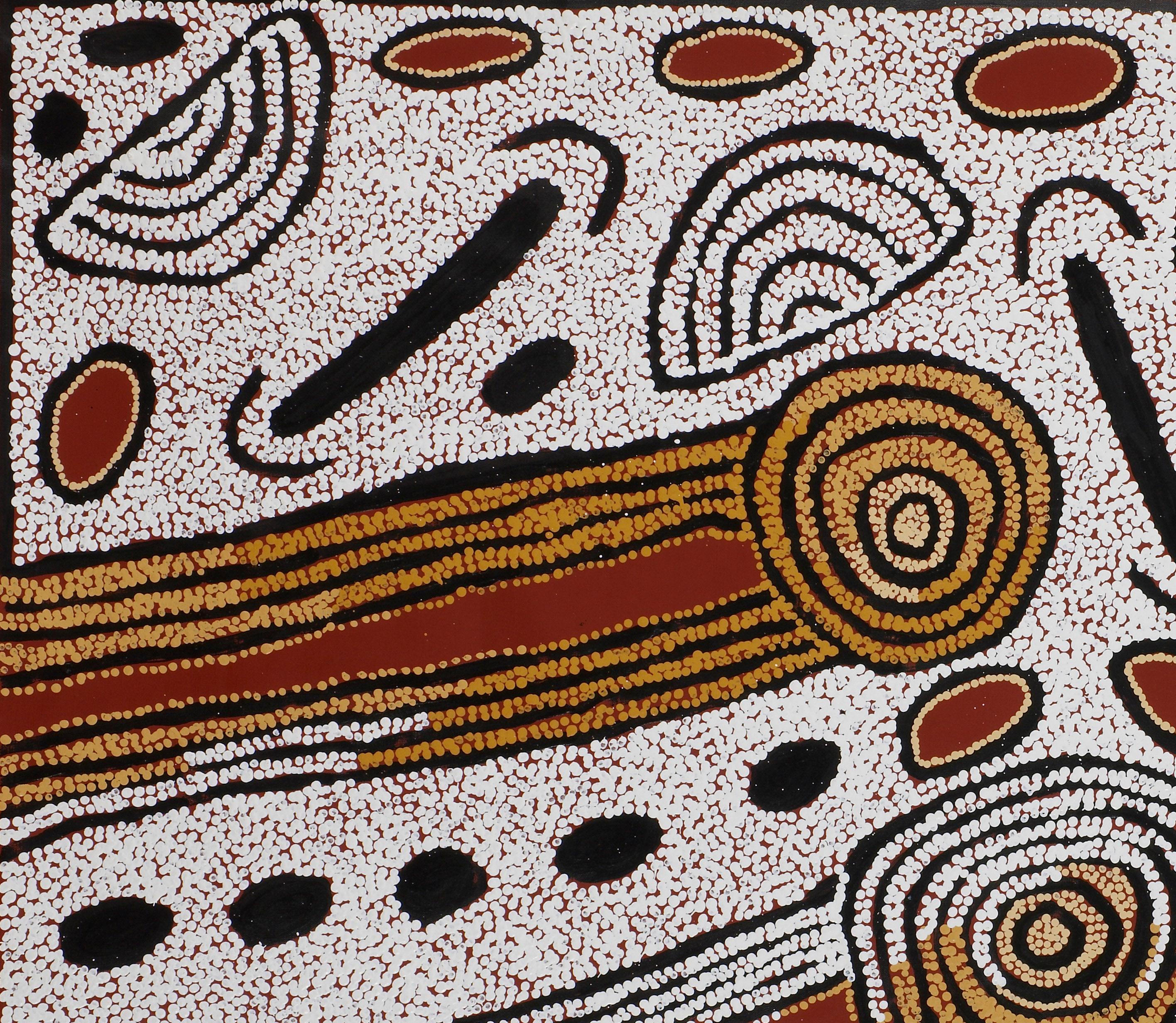 Aboriginal Painting by Ningura Napurrula For Sale 1