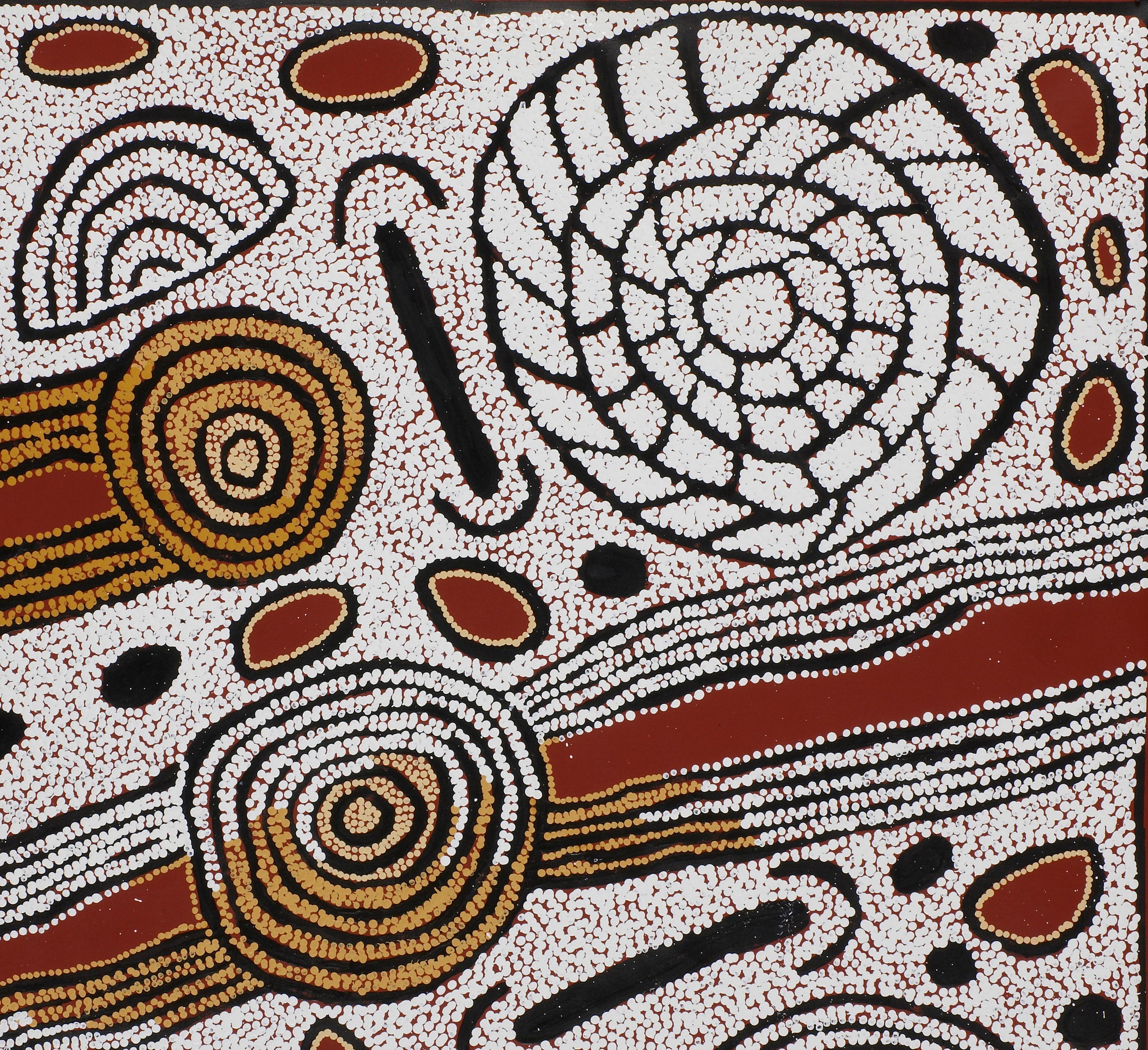 Aboriginal Painting by Ningura Napurrula For Sale 2