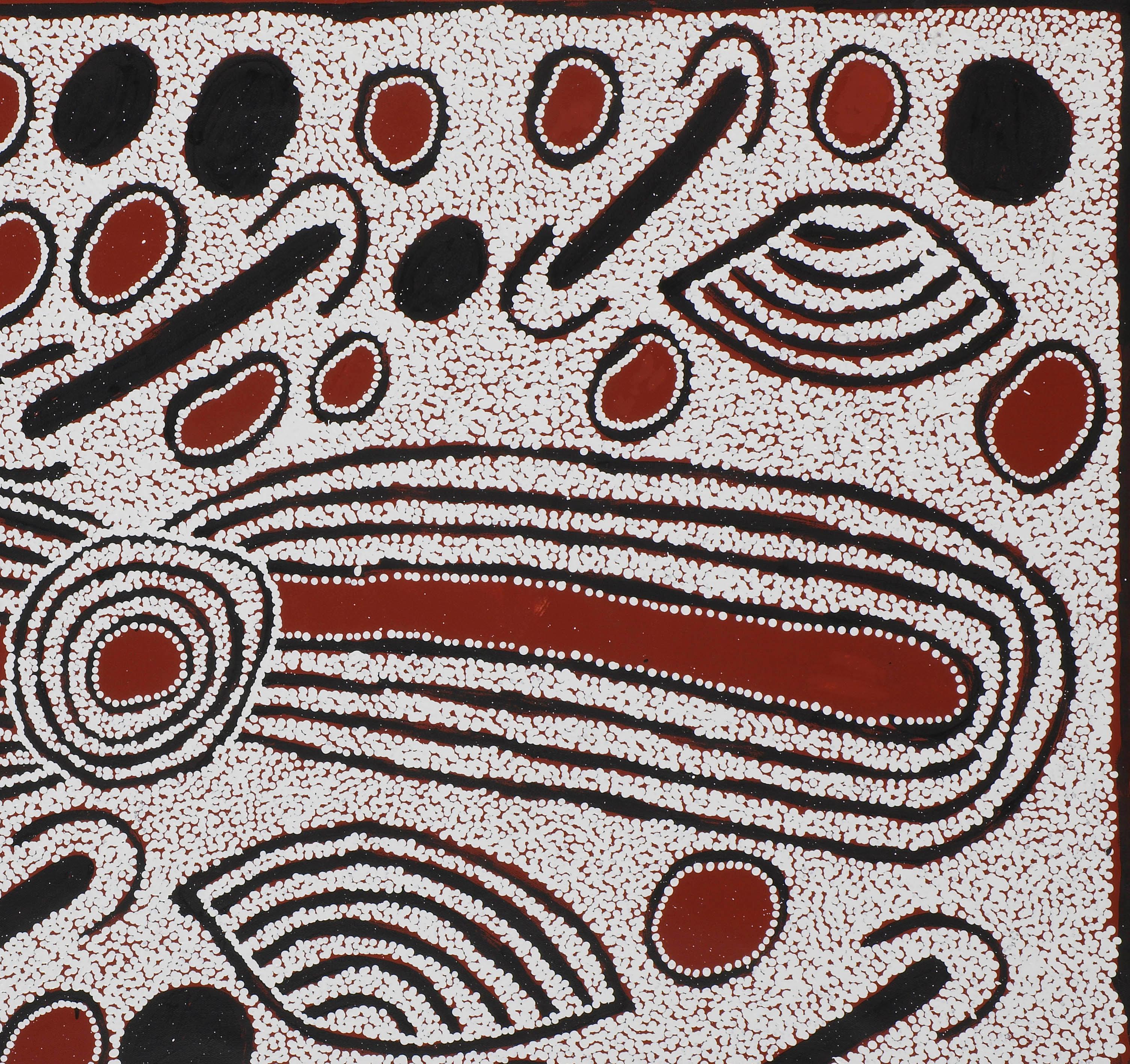 Aboriginal Painting by Ningura Napurrula For Sale 4