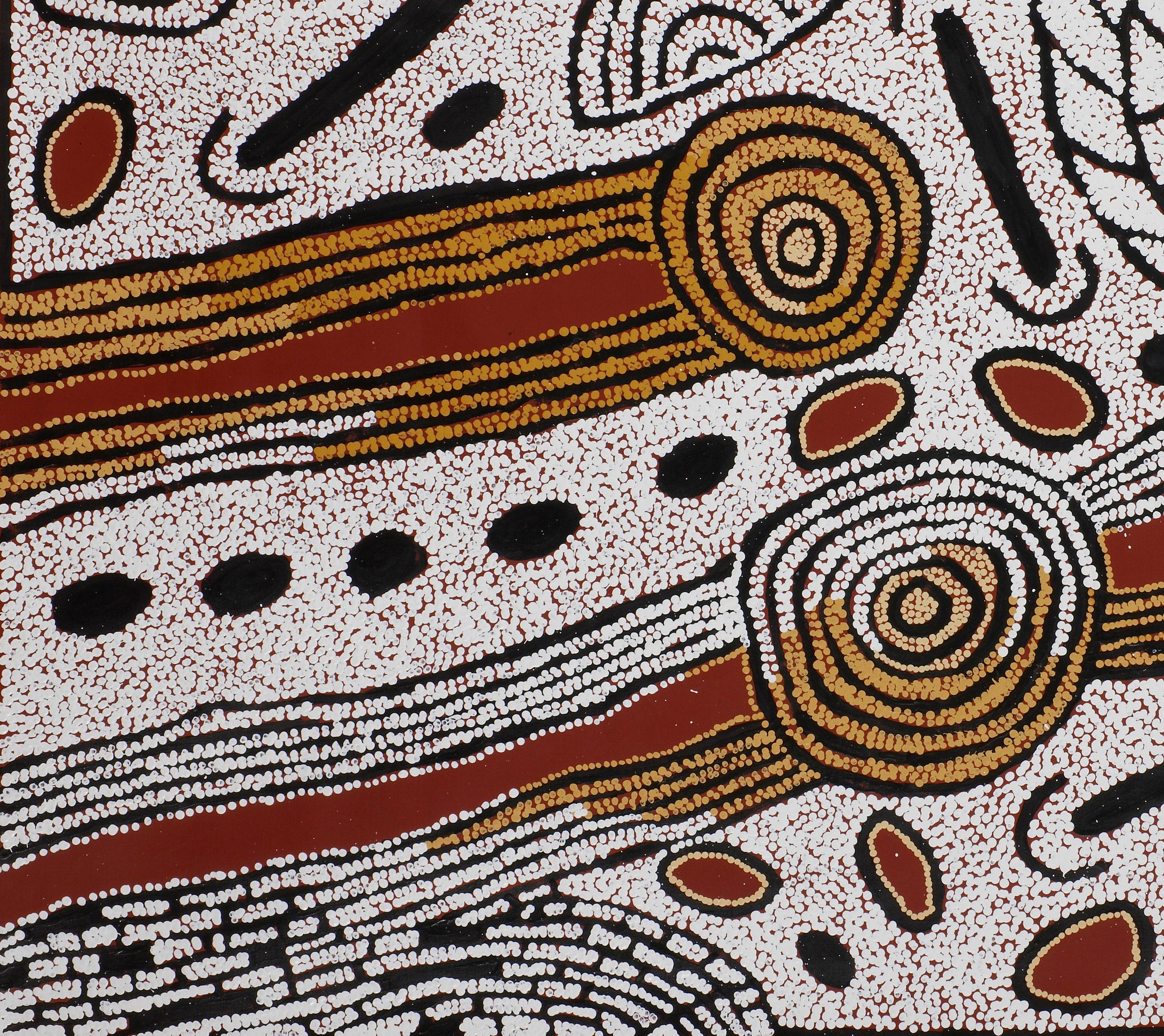 Aboriginal Painting by Ningura Napurrula For Sale 4