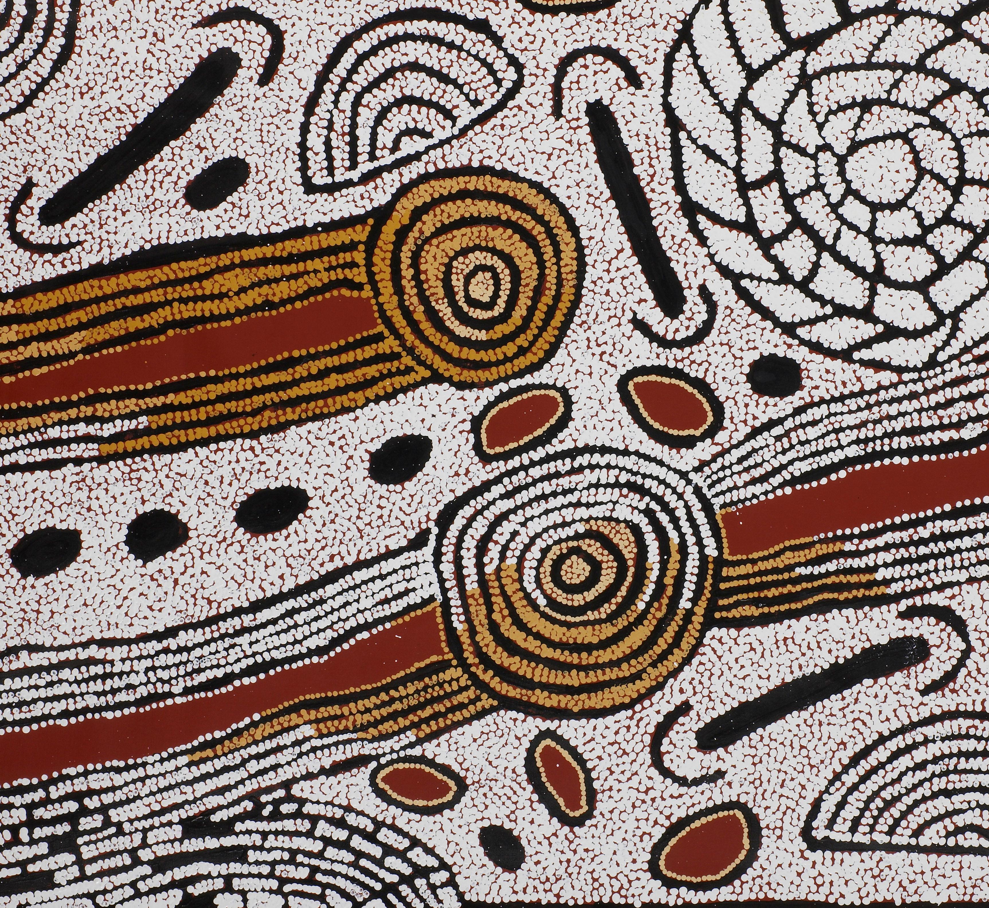 Aboriginal Painting by Ningura Napurrula For Sale 5