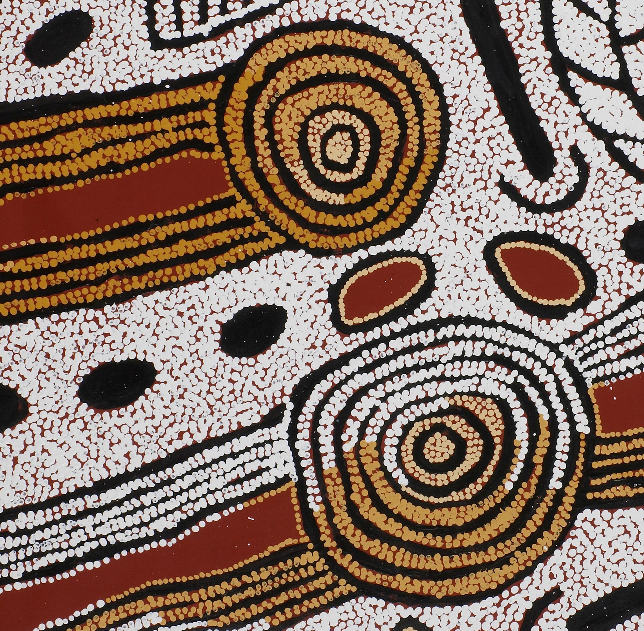 Aboriginal Painting by Ningura Napurrula For Sale 6