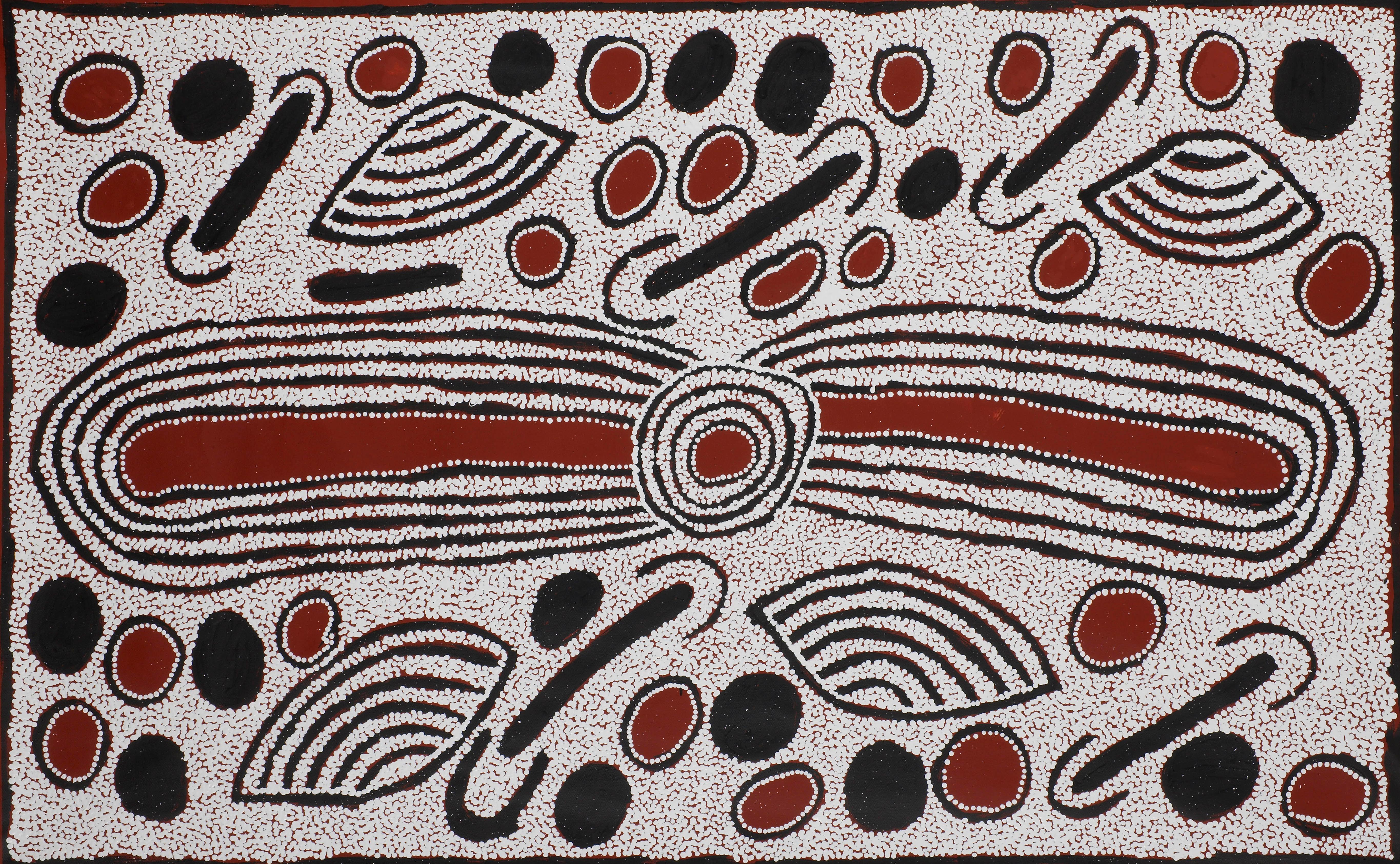 Peinture aborigène de Ningura Napurrula