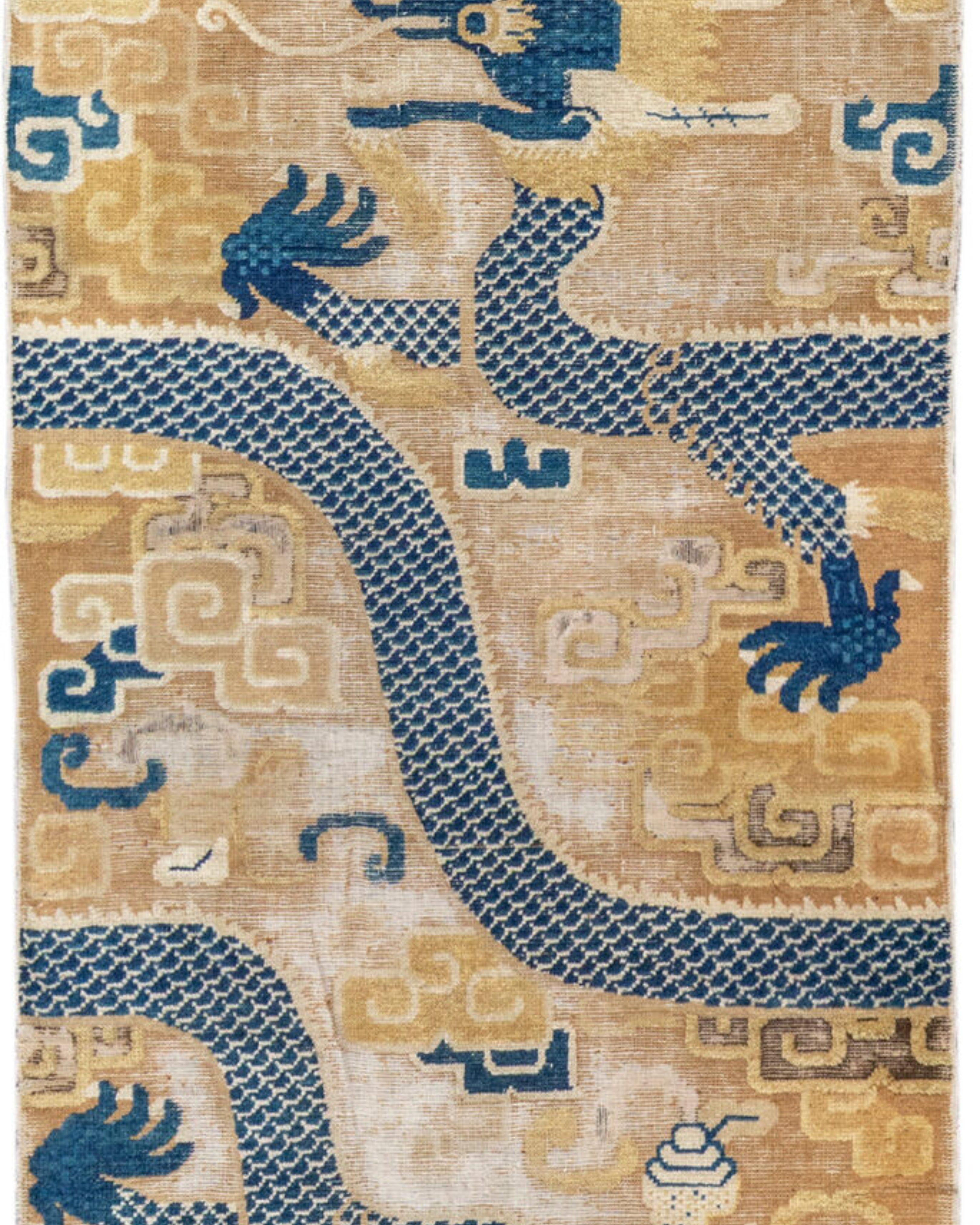 Ningxia-Säulenteppich, 2. Hälfte des 18. Jahrhunderts (Chinesisch) im Angebot