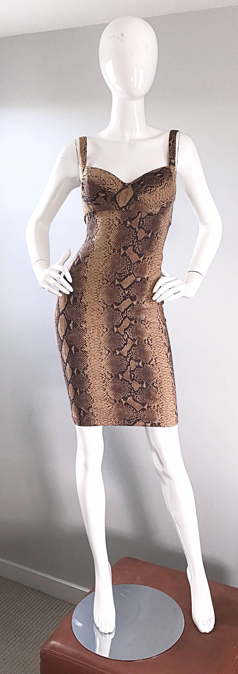 princess polly baby blue dress Ninivah Khomo 1990s Rare Vintage Snakeskin Print Bodycon Sexy Cotton 90s  Dress For Sale at 1stDibs