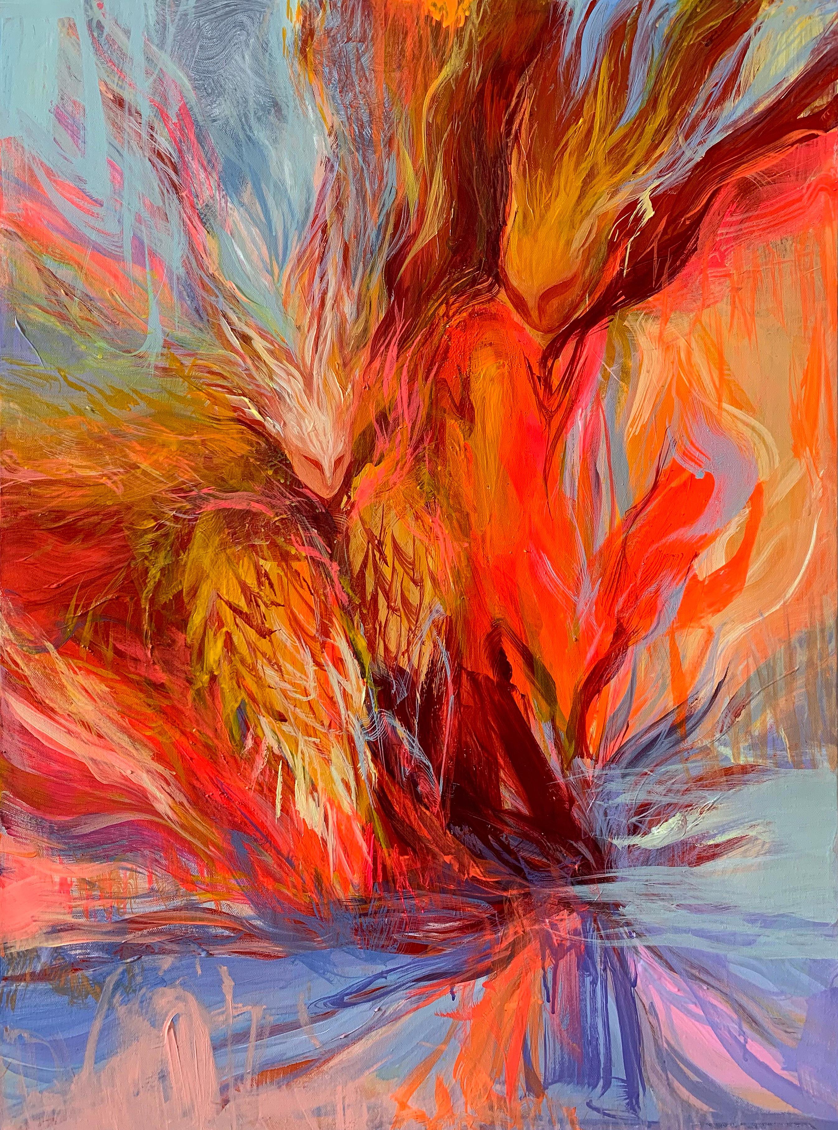 Georgian Contemporary Art by Nino Bosikashvili - Querubims From the Series Multi