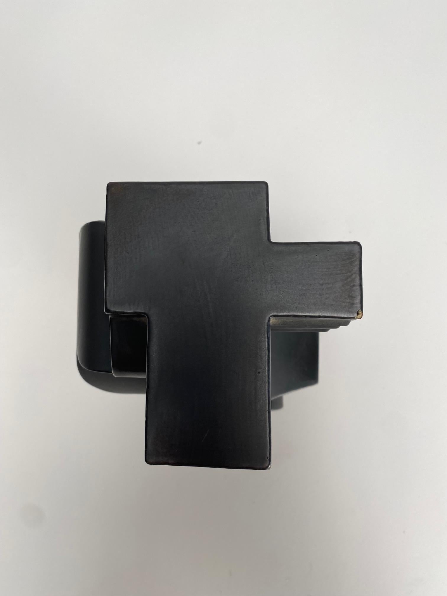 Nino Caruso, Abstract sculpture in glazed ceramic, Italy, 1974 For Sale 3