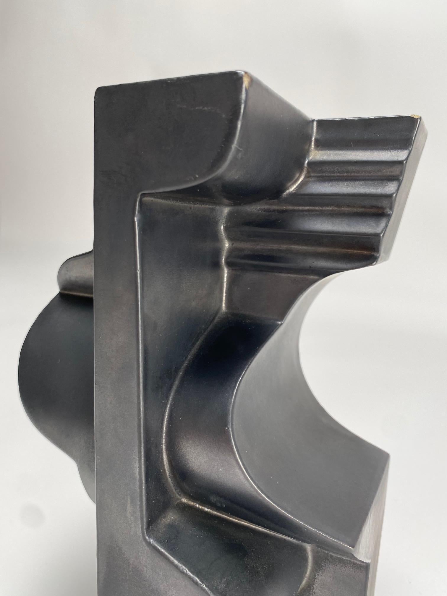 Nino Caruso, Escultura abstracta en cerámica vidriada, Italia, 1974 en venta 3
