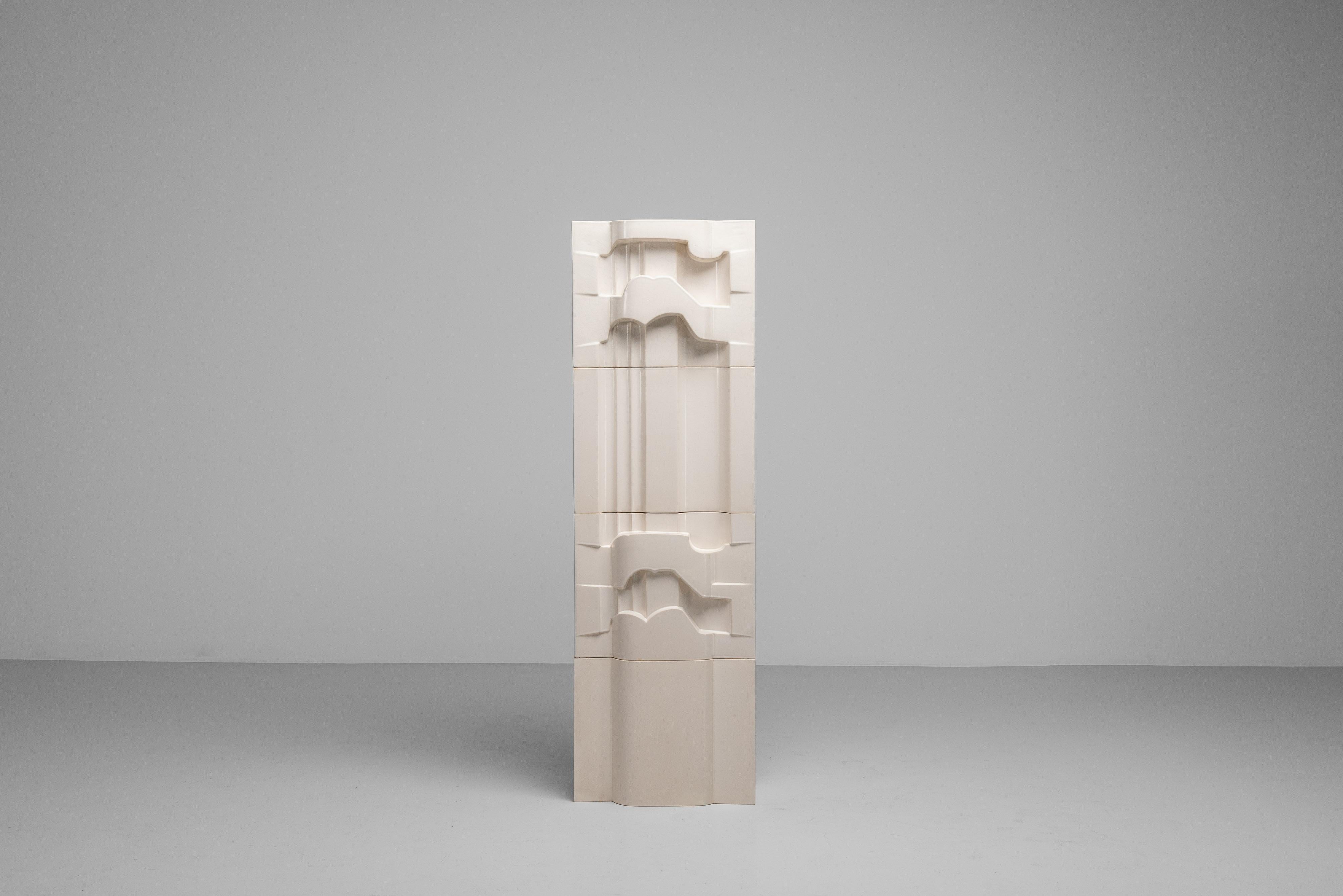 Fin du 20e siècle Sculpture en céramique italienne Nino Caruso, 1974 en vente